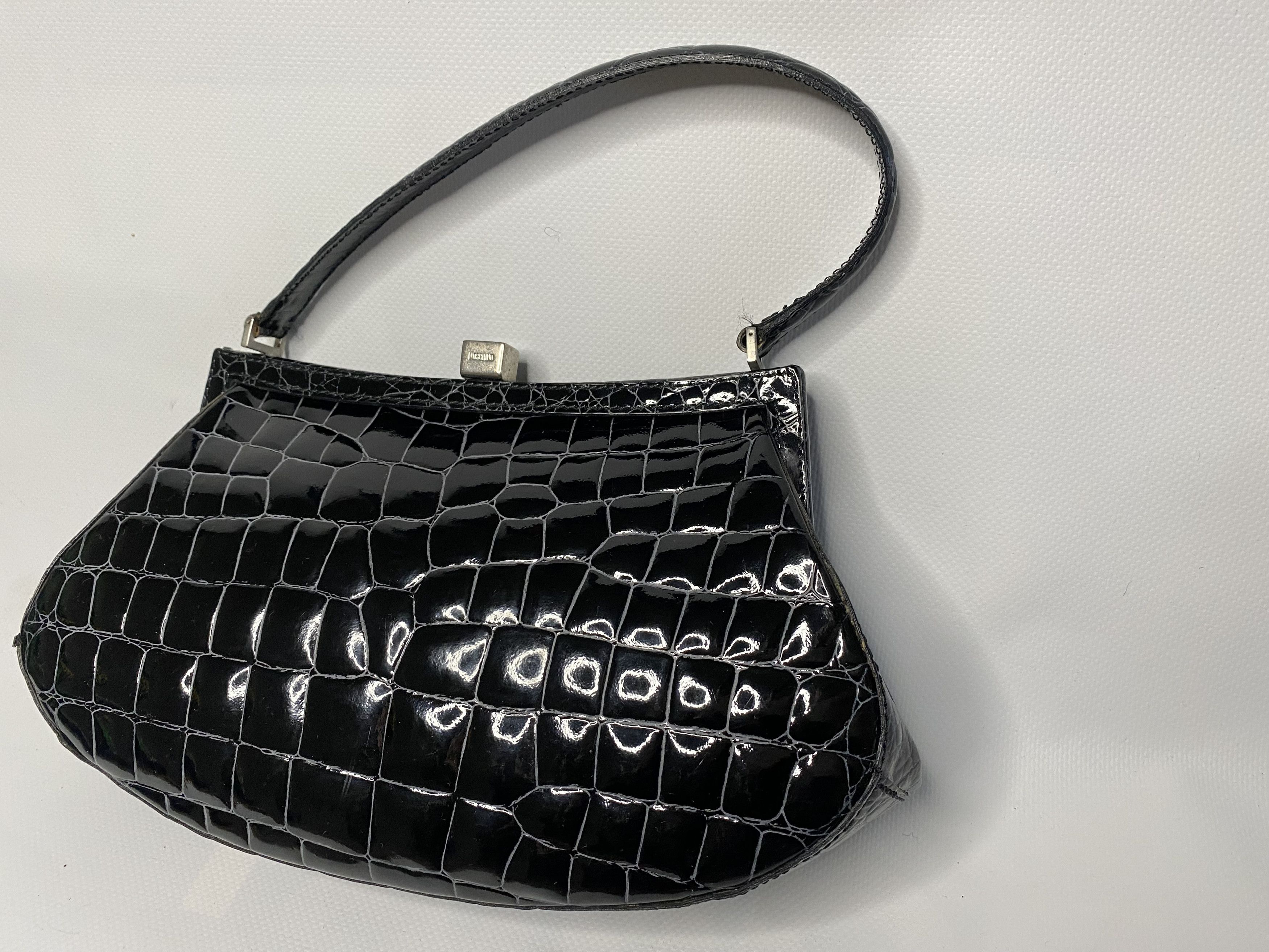 MOSCHINO 1980s VINTAGE MINI TOO HANDLE BAG