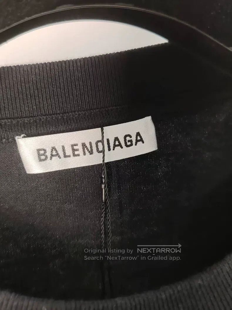 Balenciaga Balenciaga Embroidered Logo T-Shirt Size US XS / EU 42 / 0 - 3 Thumbnail