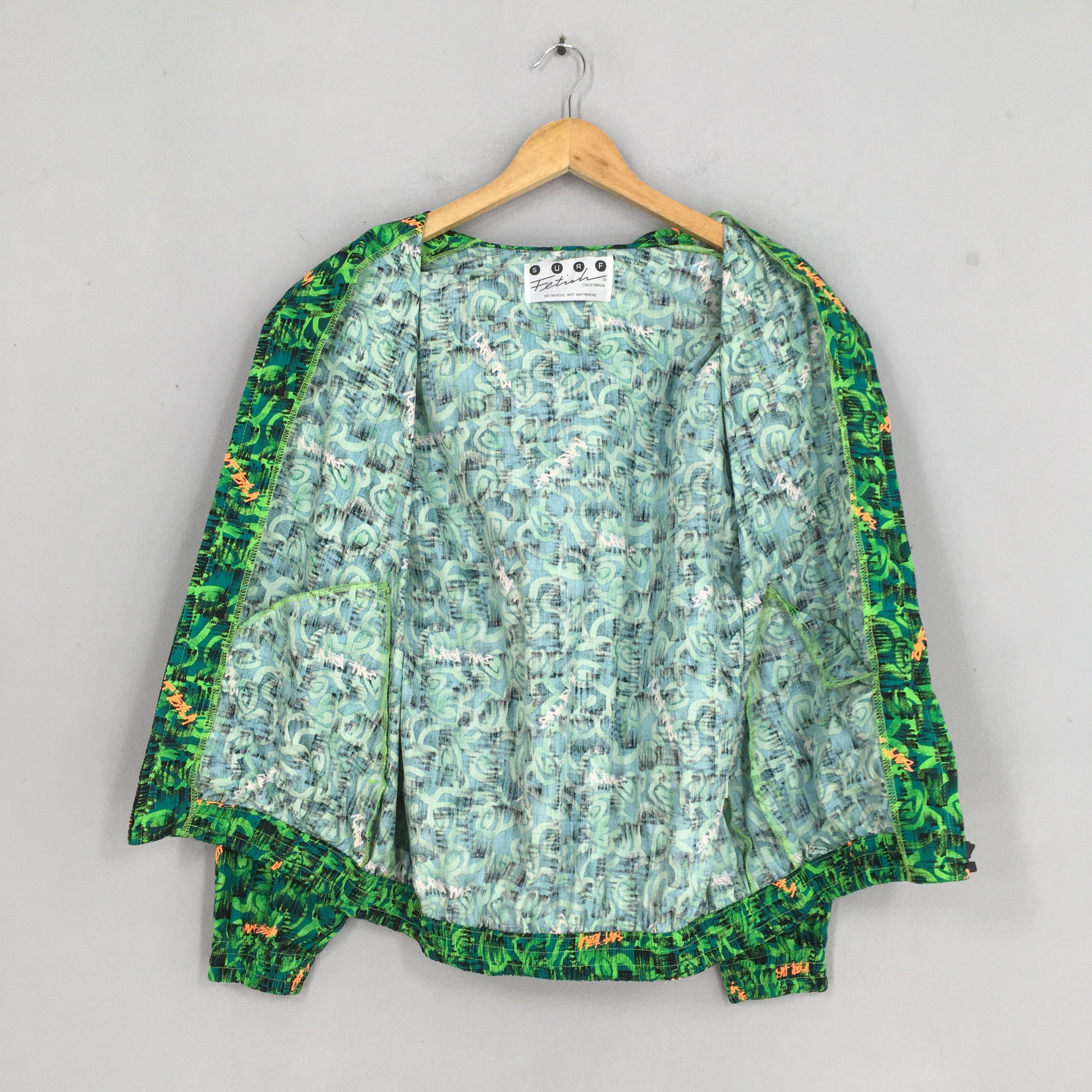 Other Vintage 90's Surf Fetish Hoodie Abstract Pattern Surf Jacket Size US M / EU 48-50 / 2 - 4 Thumbnail