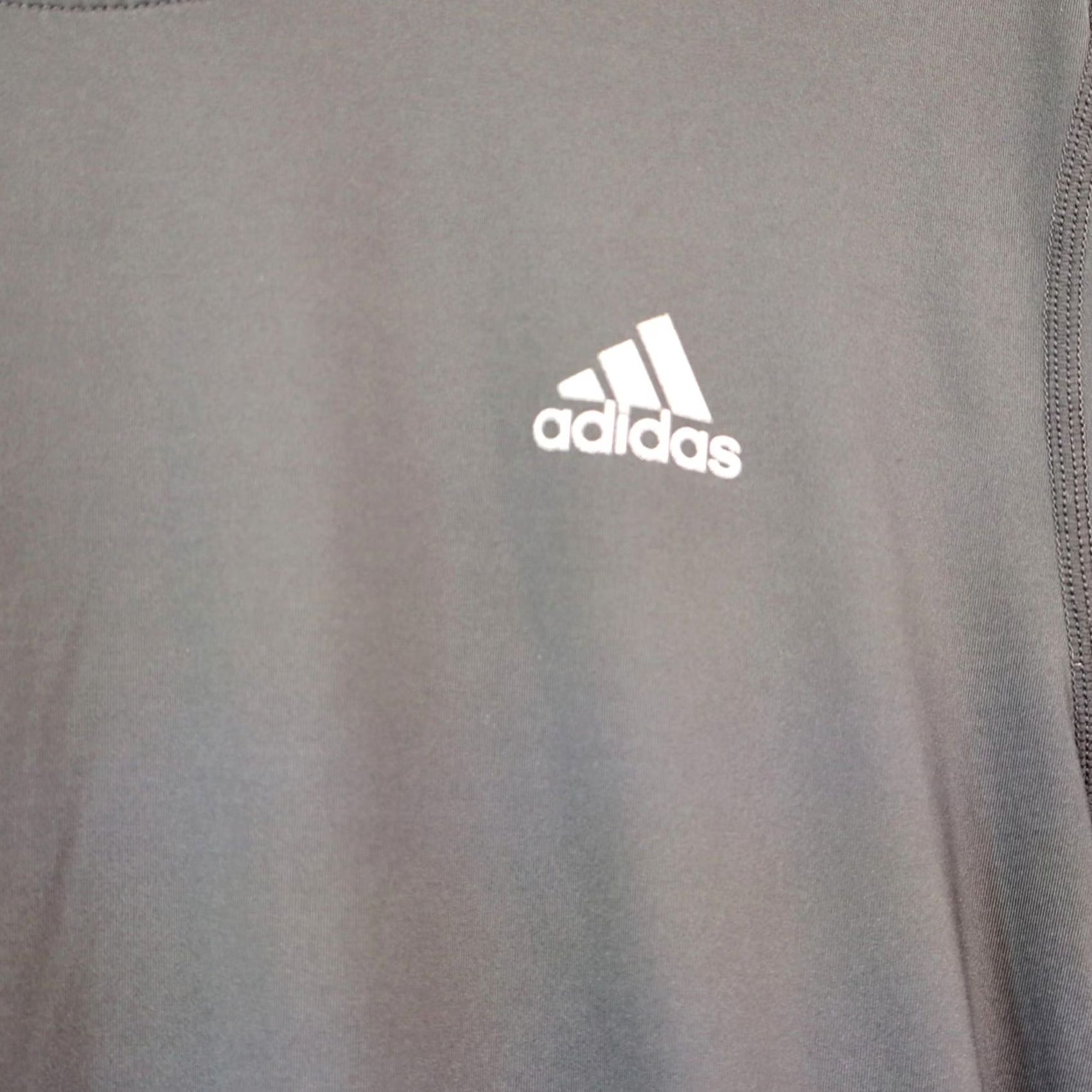 Adidas Adidas Men Large Shirt Climalite Black Pullover Activewear Shirt T-Shirt Logo Short Sleeve Sports Mens Regular Black Adidas Climalite Size US L / EU 52-54 / 3 - 2 Thumbnail
