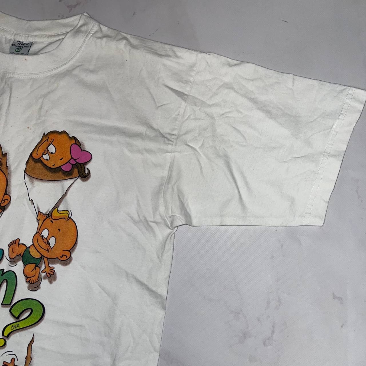 Vintage Vintage Vintage Windel Winni Was geht'n ad T-Shirt size XL Size US XL / EU 56 / 4 - 6 Thumbnail