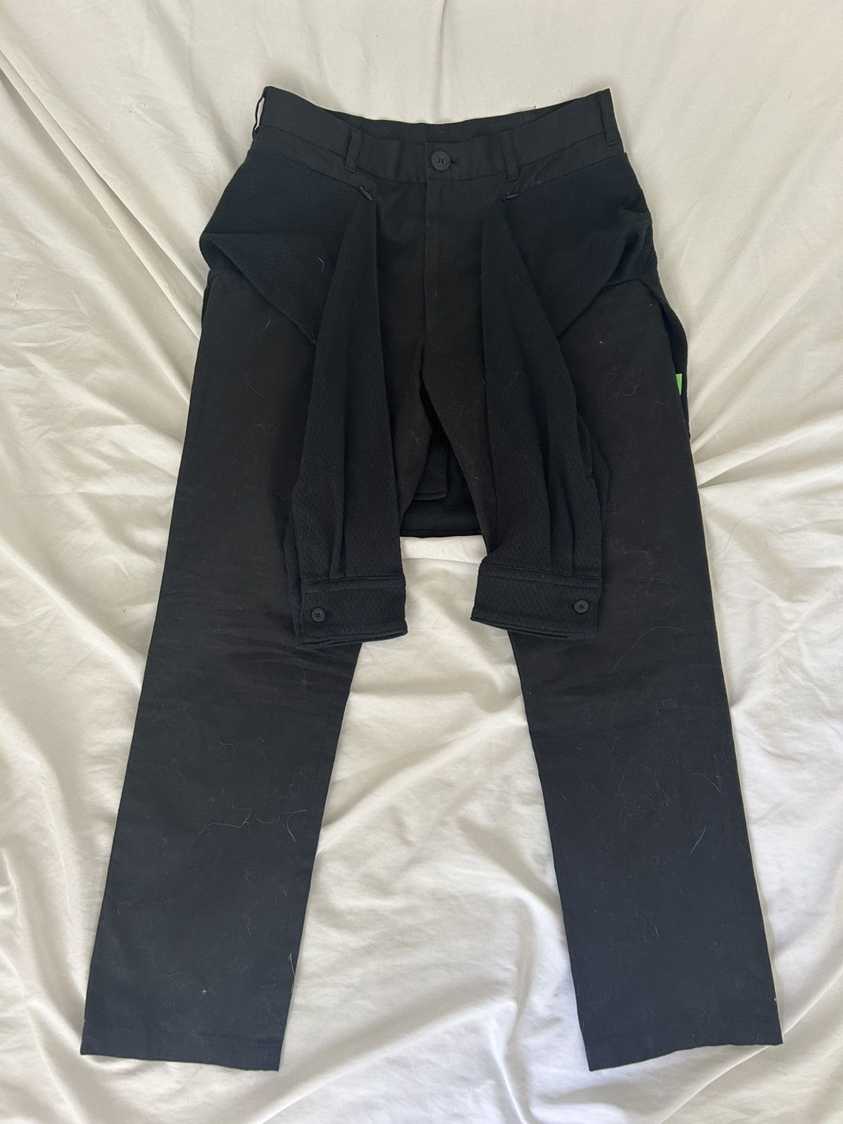 Undercover Undercover SS01 Reconstructed Layer Long-sleeved Pants Size US 29 - 1 Thumbnail