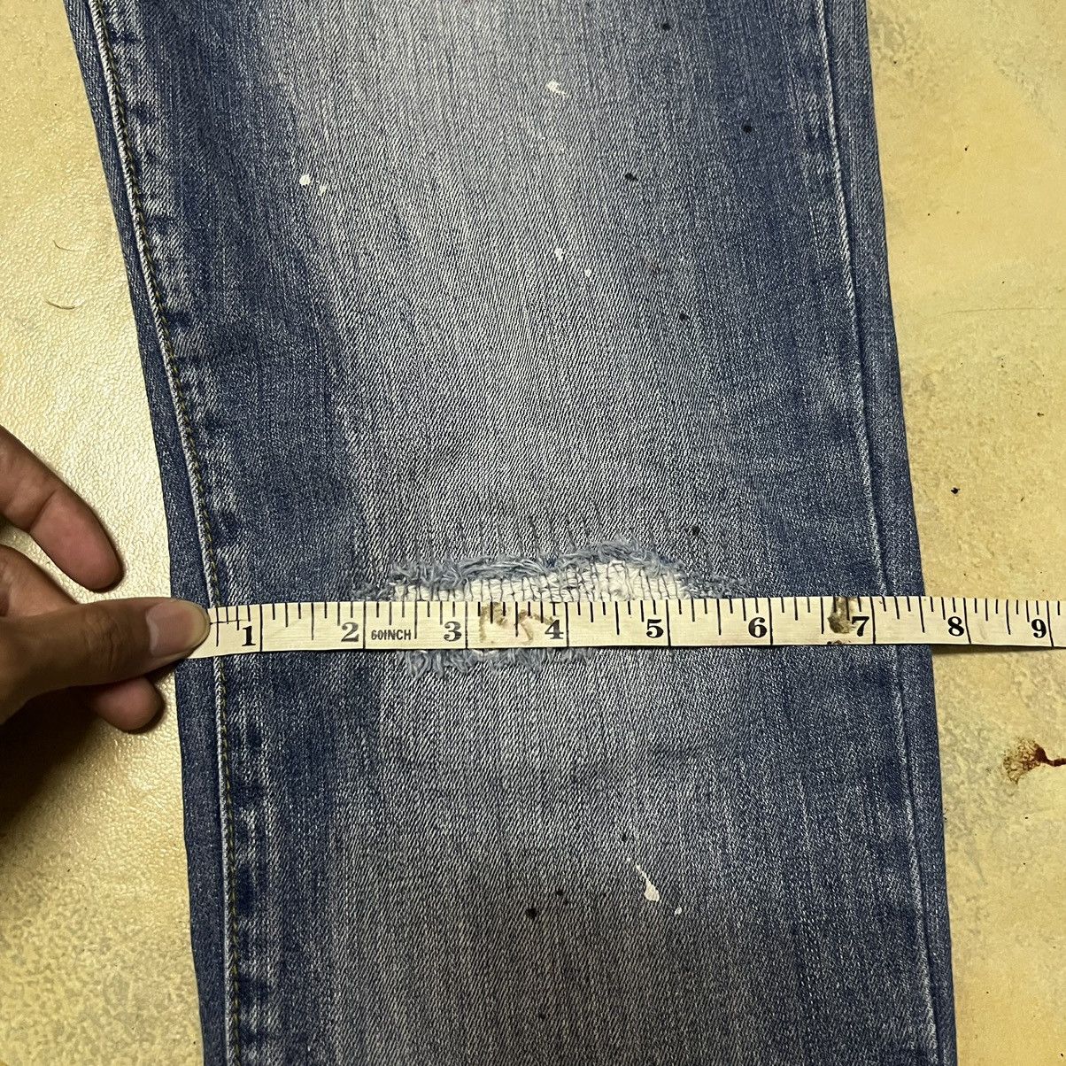 Number (N)ine Number Nine x Loveless Guild Prime Collaboration Denim Jeans Size US 31 - 15 Thumbnail