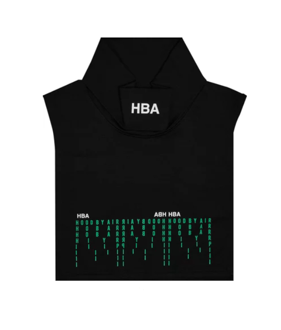 image of Pre OrderHood By Air Cropped Mock in Black, Men's (Size Large)