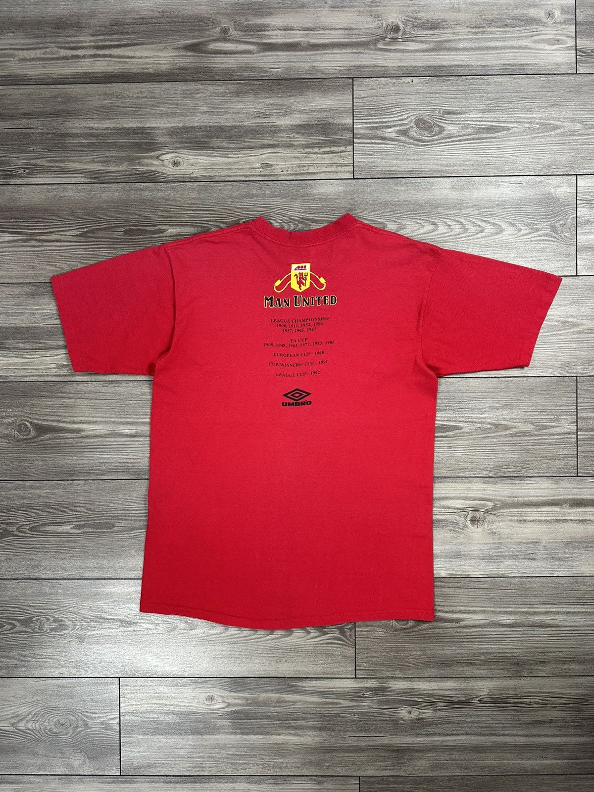 Umbro Vintage 90’s Umbro Manchester United T Shirt Size US L / EU 52-54 / 3 - 2 Thumbnail