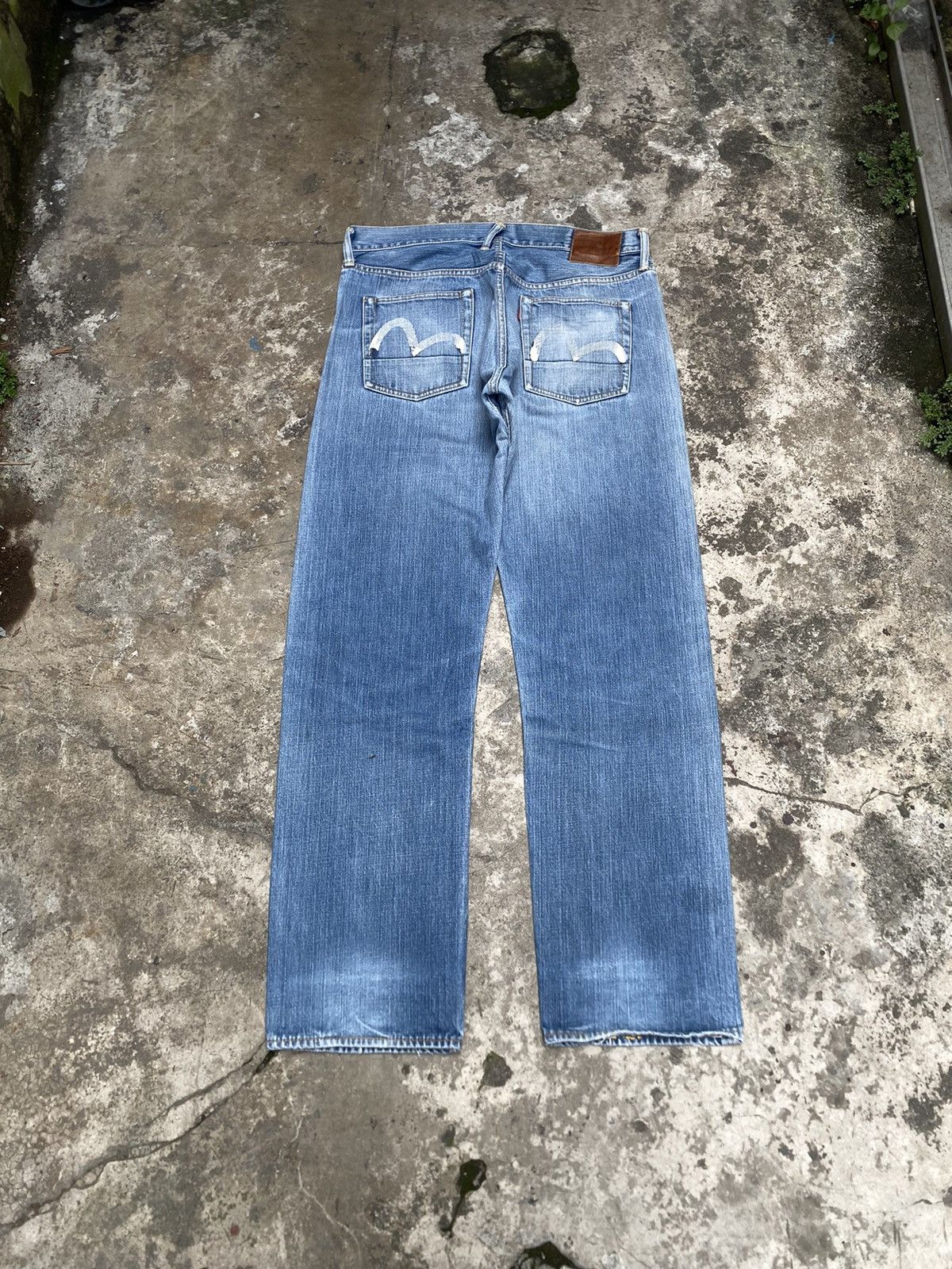 Evisu Evisu Faded Blue Straight Denim Pants Size US 36 / EU 52 - 1 Thumbnail