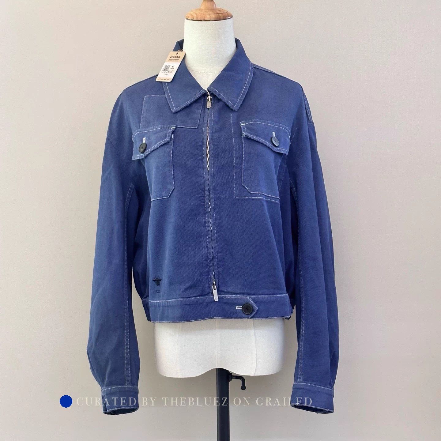 Dior Stylish Blue Denim Jacket in Size M Size US M / EU 48-50 / 2 - 1 Thumbnail