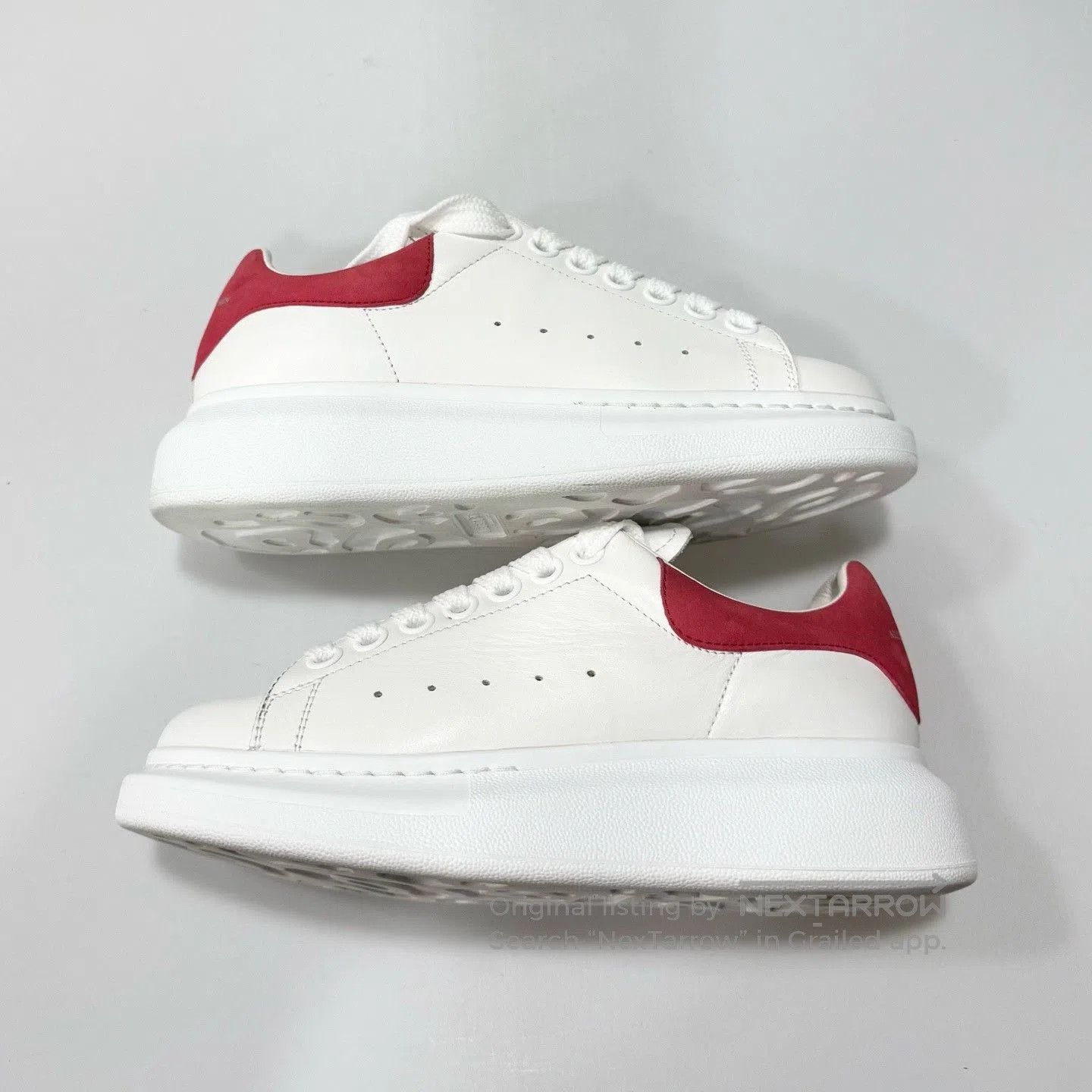 Alexander McQueen Alexander McQueen White Red Sneakers 36. Size US 5 / IT 35 - 2 Thumbnail