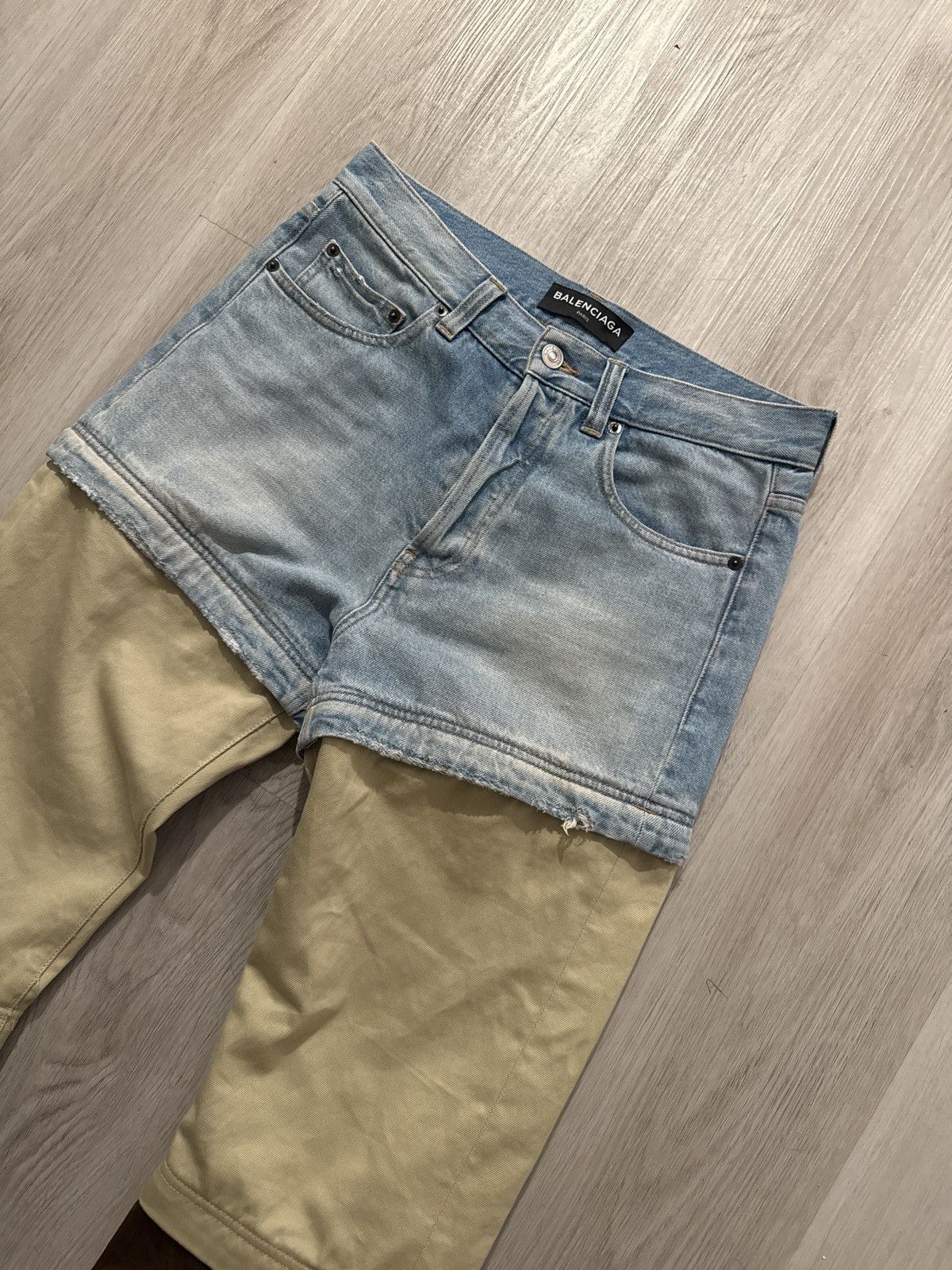 Balenciaga SS18 Sample Leather Convertible Pants | Grailed