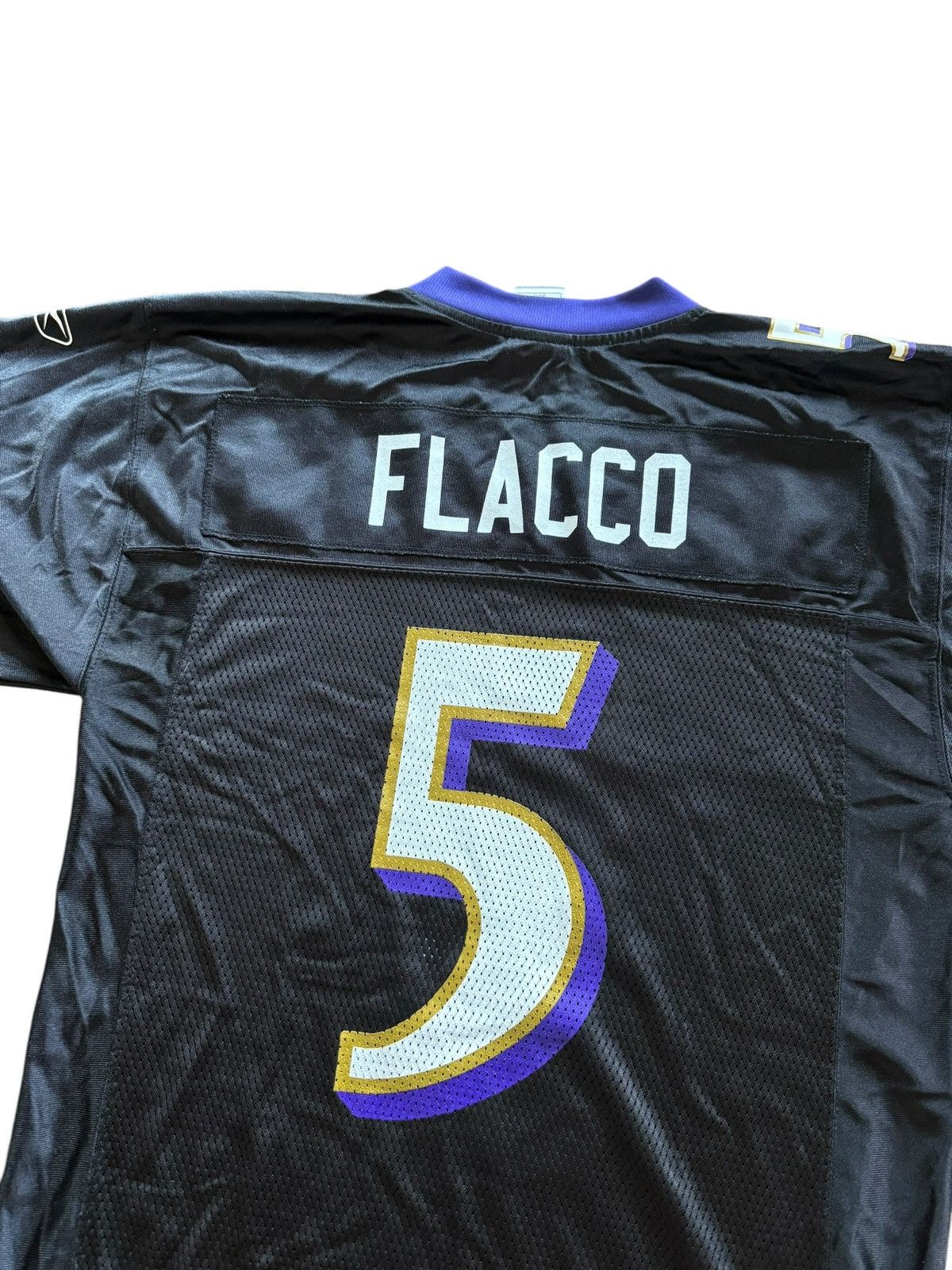 Reebok Baltimore Ravens Reebok Jersey Mens Size Small Black Flacco Size US S / EU 44-46 / 1 - 6 Thumbnail