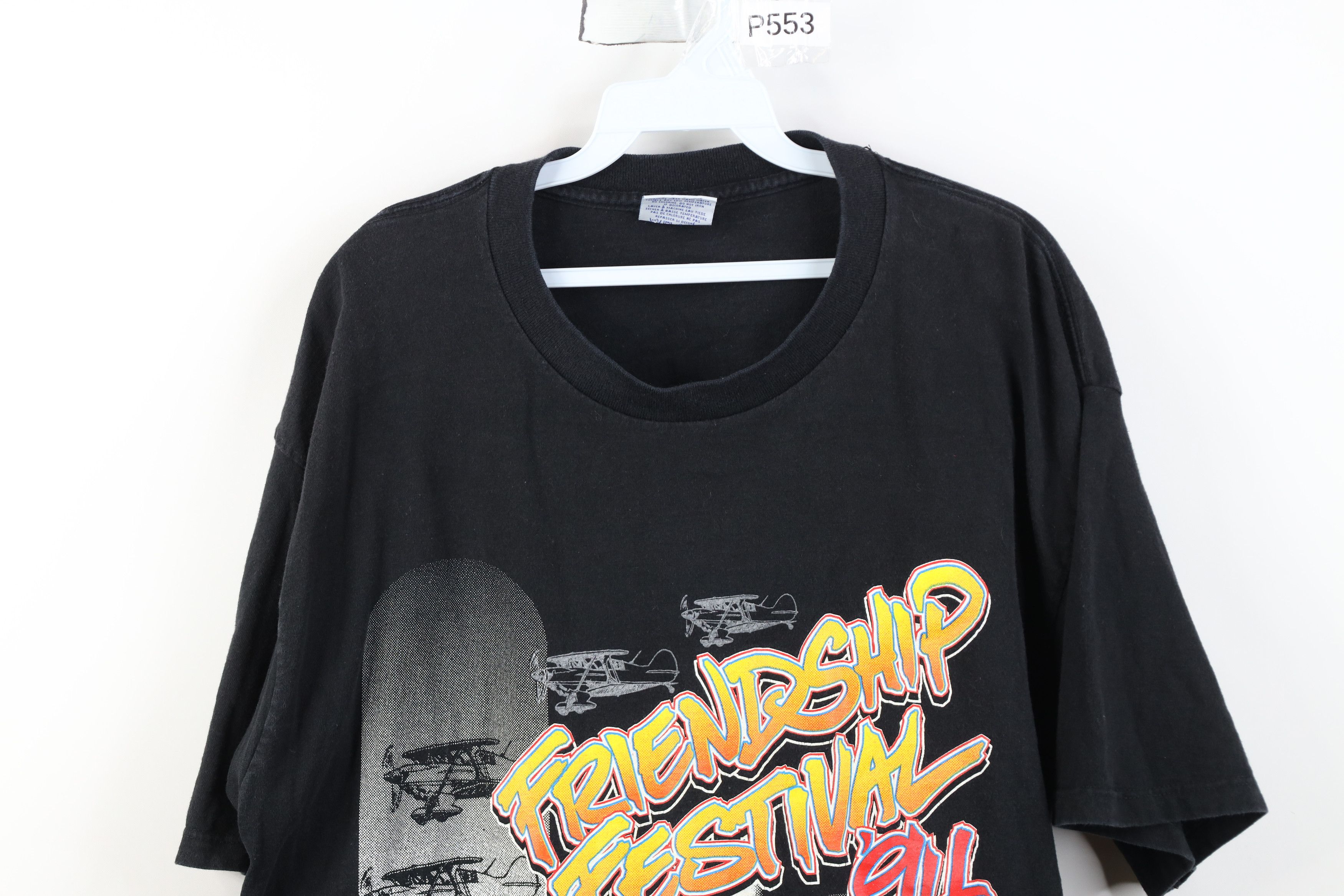 Vintage Vintage 90s 1994 Friendship Festival Air Show Canada T-Shirt Size US XL / EU 56 / 4 - 2 Thumbnail