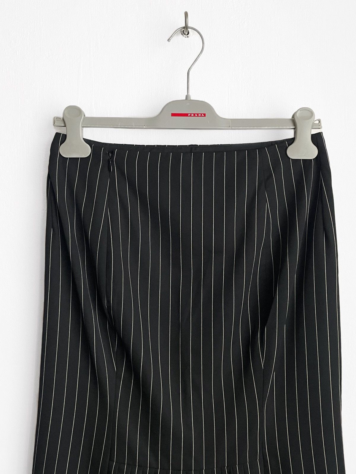 Ralph Lauren Ralph Lauren Wool Midi Skirt Black School Striped USA 6(S-M) Size 28" / US 6 / IT 42 - 5 Thumbnail