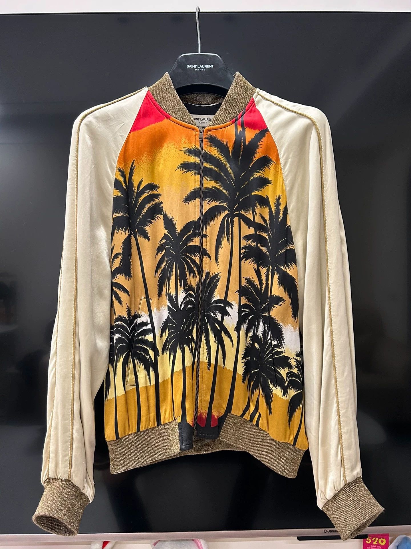 Saint Laurent Paris Saint Laurent Paris Golden thread coconut tree jacket Size US M / EU 48-50 / 2 - 1 Thumbnail