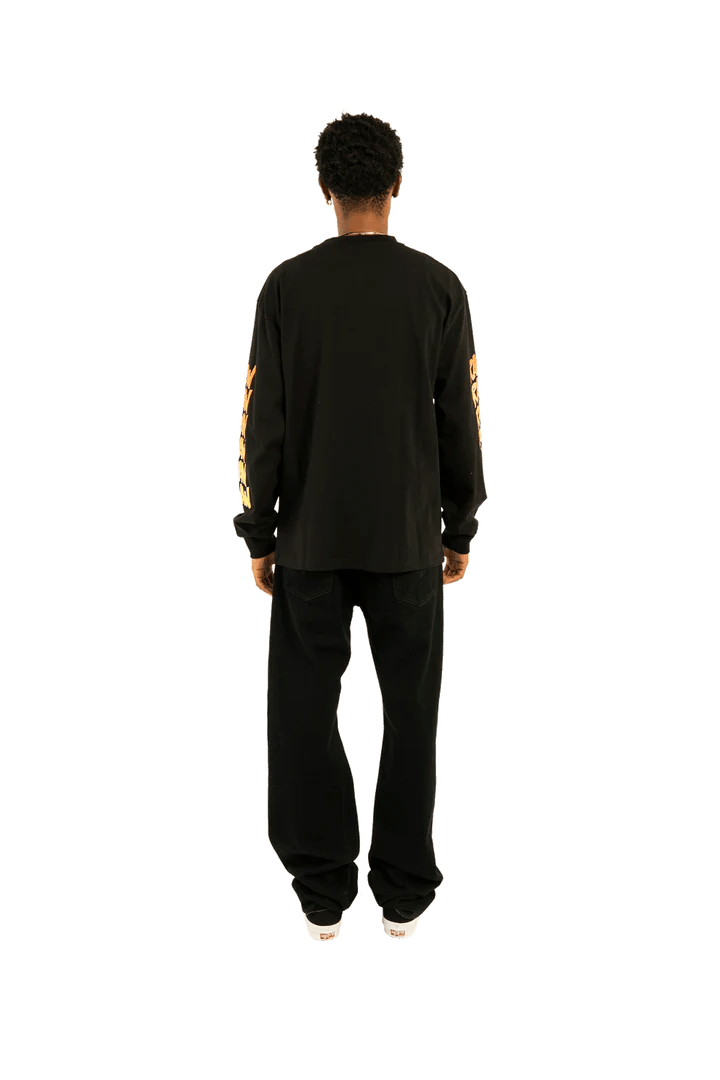 Aries o1mle0424 Raaw Long Sleeve T-Shirt in Black Size US S / EU 44-46 / 1 - 4 Thumbnail