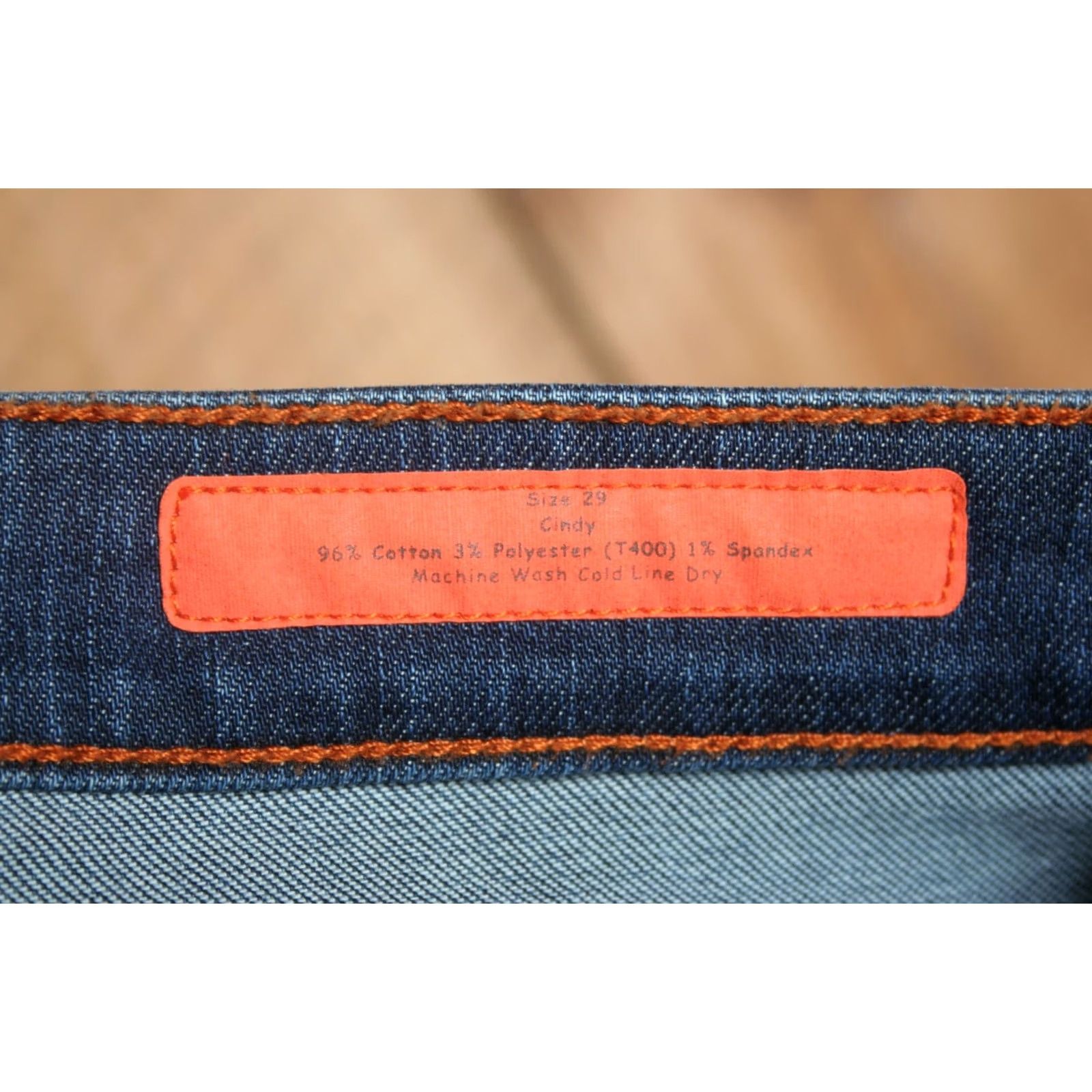 Jean Shop Jean Shop Cindy Twillight Wash Straight Jeans Sz. 29 Inseam 32" Blue Denim Women Size 29" - 7 Thumbnail