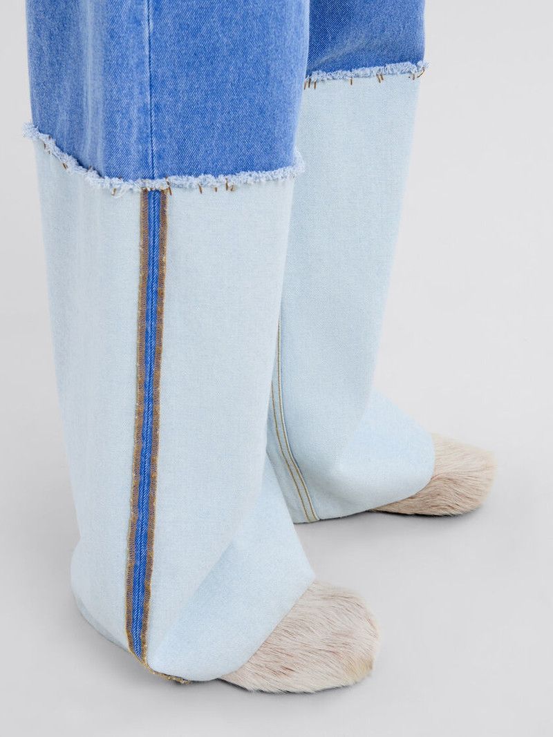 Marni o1w1db10526 Denime Bottoms in Blue Size US 30 / EU 46 - 4 Thumbnail