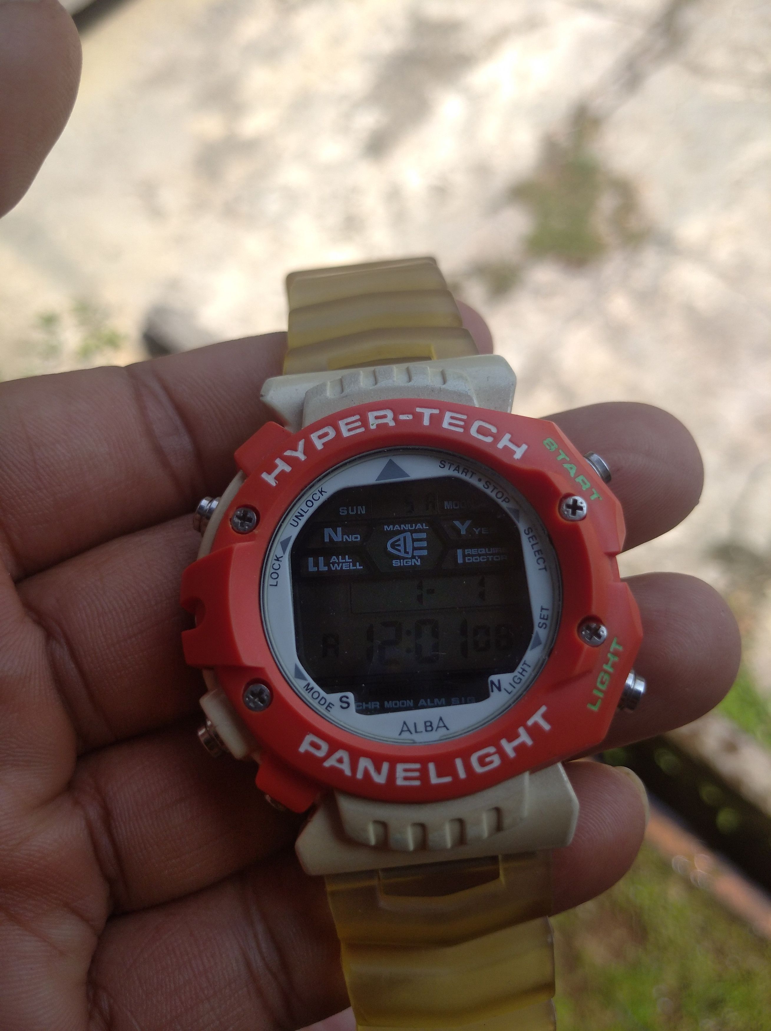 ALBA × Japanese Brand × Seiko Alba hypertech w820-4020 digital watch Size ONE SIZE - 4 Thumbnail