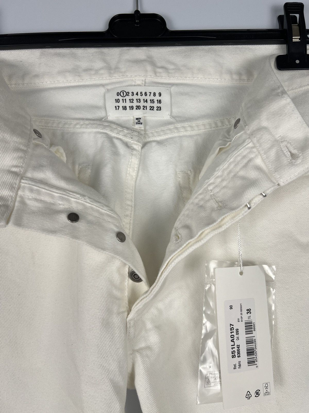 Maison Margiela White Maison Martin Margiela jeans (new with tags) Size 27" / US 4 / IT 40 - 3 Thumbnail