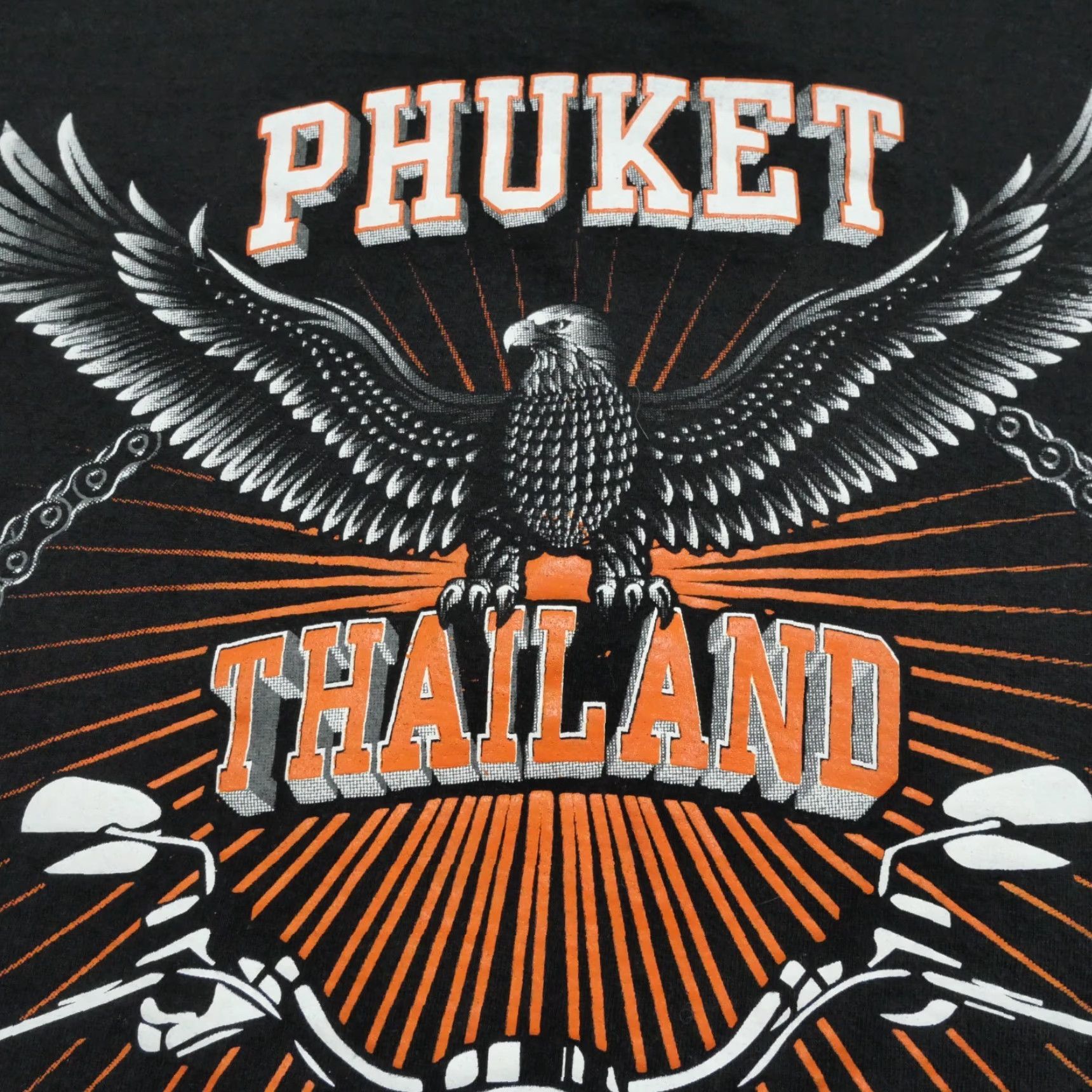 Vintage VINTAGE Phuket Thailand T Shirt Mens XL Black Motorcycle Biker Adult Y2K Size US XL / EU 56 / 4 - 3 Thumbnail