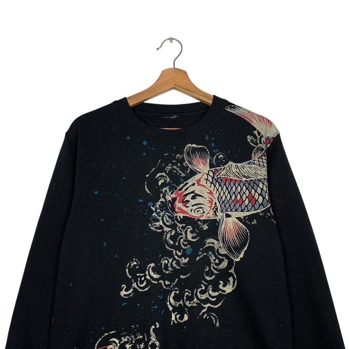 Japanese Brand Japanese Brand Sukajan Koi Fish Sweatshirt Size US M / EU 48-50 / 2 - 2 Thumbnail