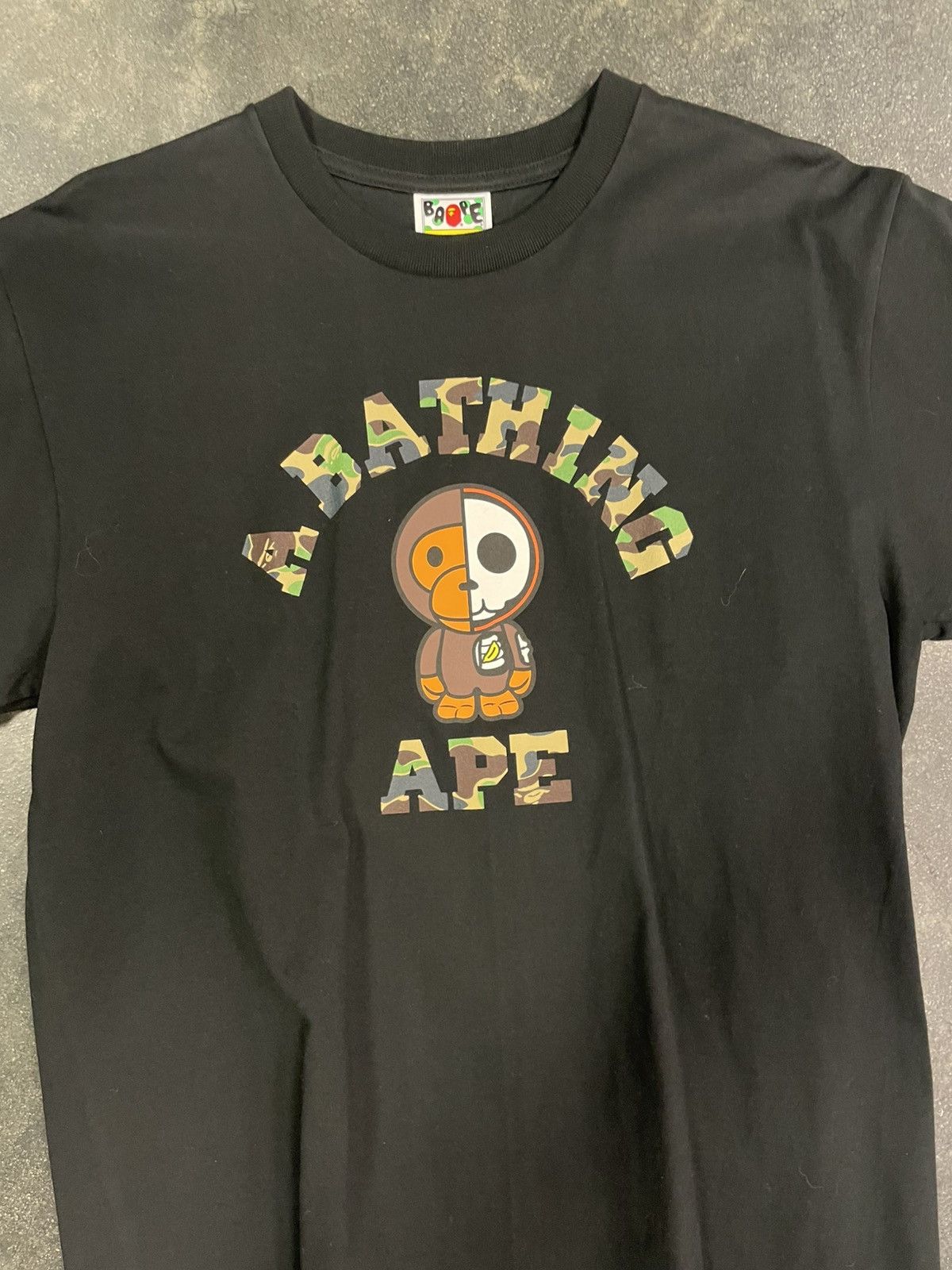 Bape Bape Secret Base Baby Milo Skeleton Tee Size US L / EU 52-54 / 3 - 2 Thumbnail