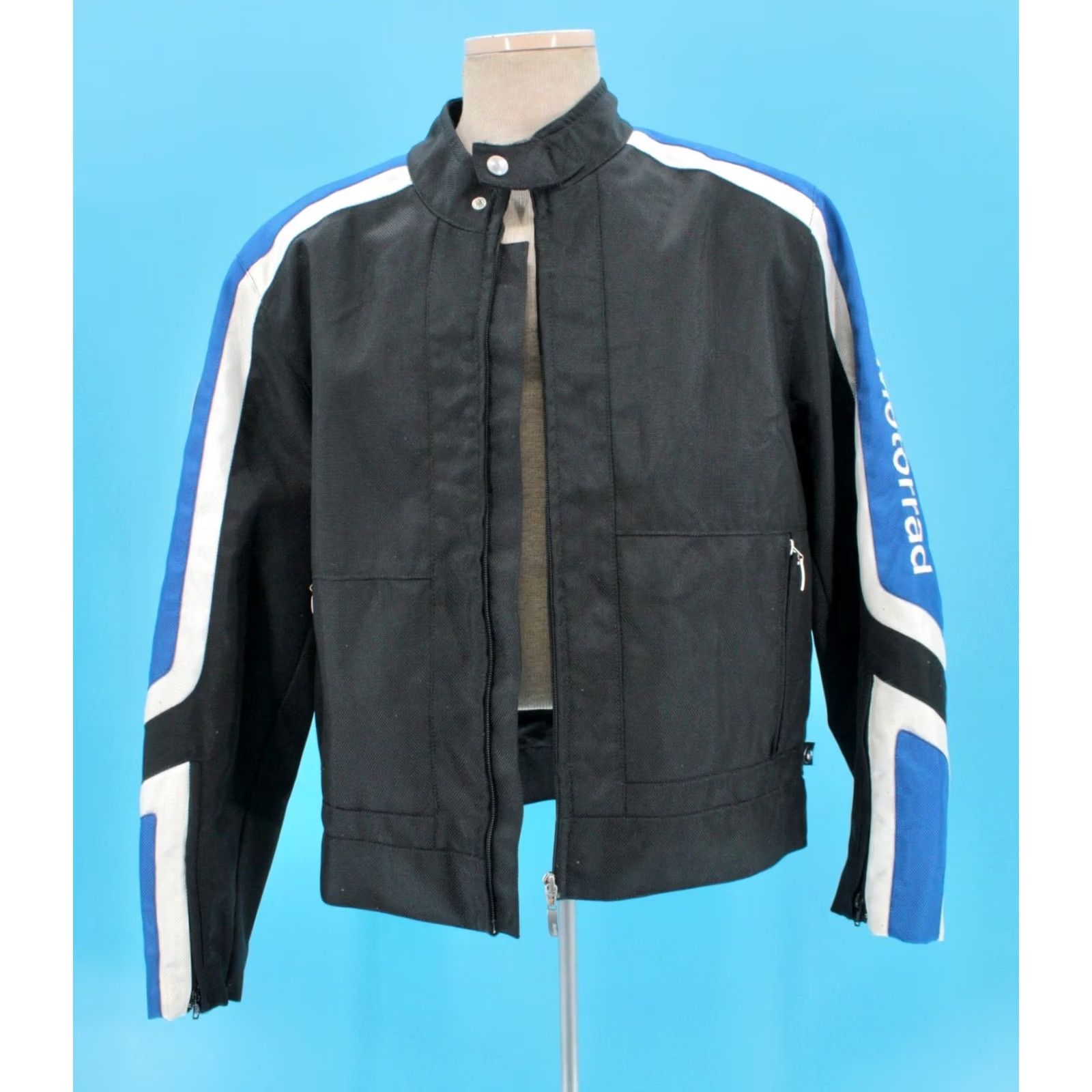 BMW BMW Motorrad Motorcycle Jacket Black Blue Riding Jacket Sz M Motorrad Racing Mens Size US M / EU 48-50 / 2 - 2 Thumbnail