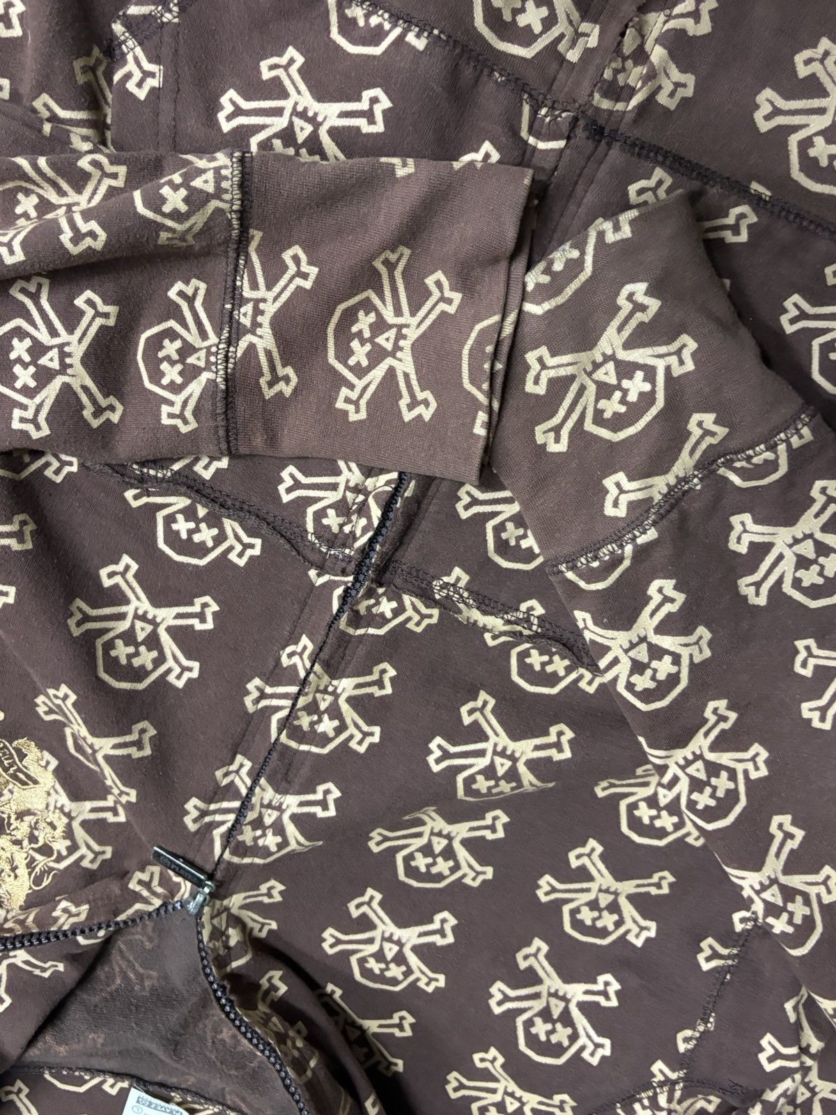 KMRii International Playez Skulls Stussy Inspired hoodie distress Size US L / EU 52-54 / 3 - 14 Thumbnail