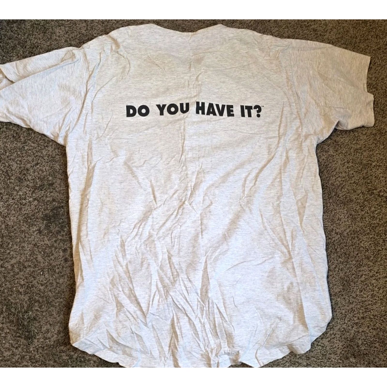 Nickelodeon VINTAGE Nickelodeon Guts "Do you Have It" Baseball Tee 2XL White Mens 90s Shirt Size US XXL / EU 58 / 5 - 3 Thumbnail