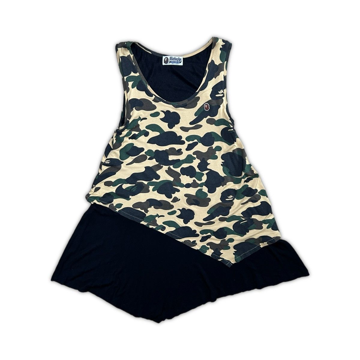 image of Bape 1St Camo Dress in Yellow, Women's