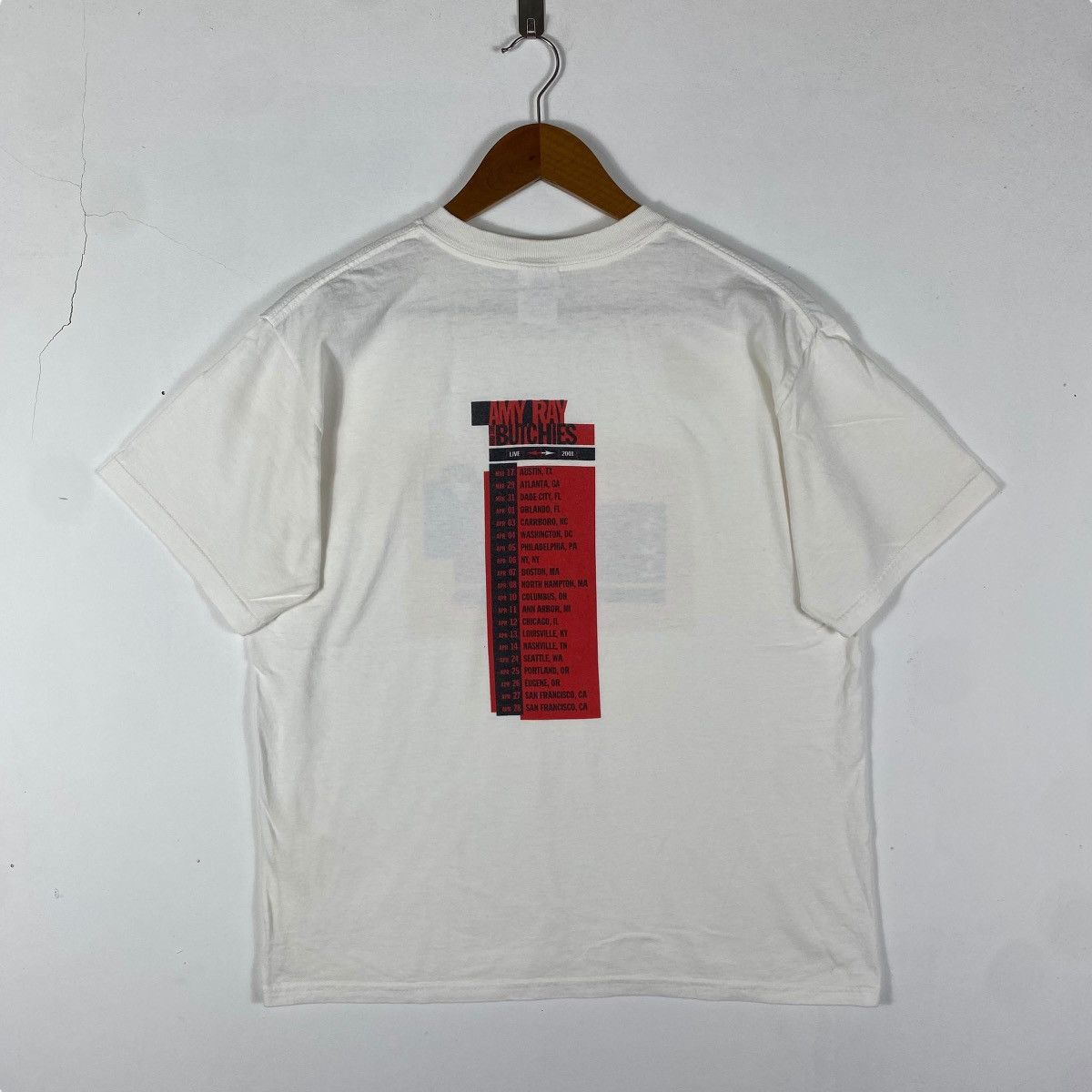 Band Tees × Vintage Vintage 00's AMY RAY & The Butchies Live 2001 Tour Tee Shirt Size US M / EU 48-50 / 2 - 4 Thumbnail