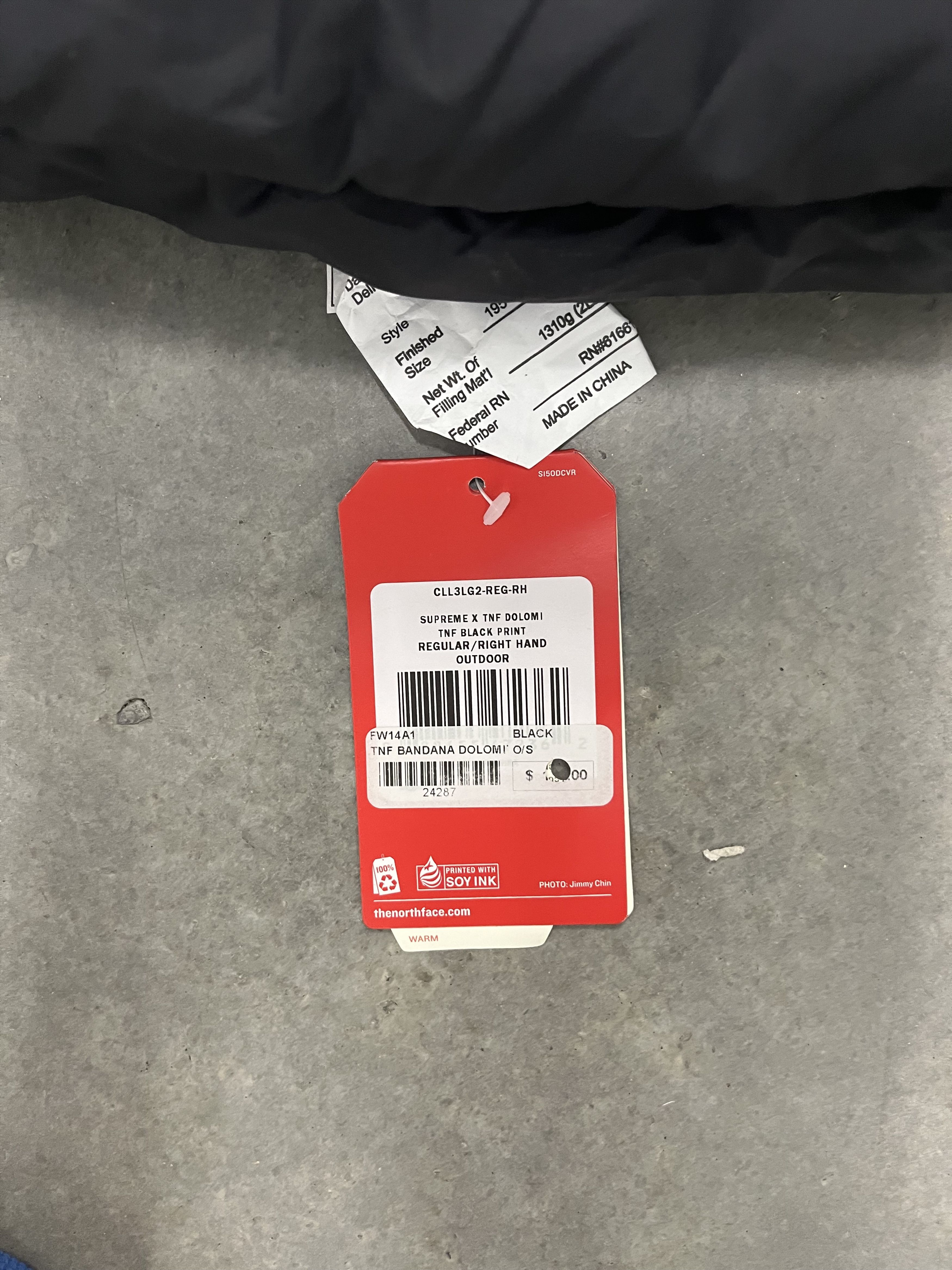 Supreme Supreme dolomite sleeping bag black Size ONE SIZE - 2 Thumbnail