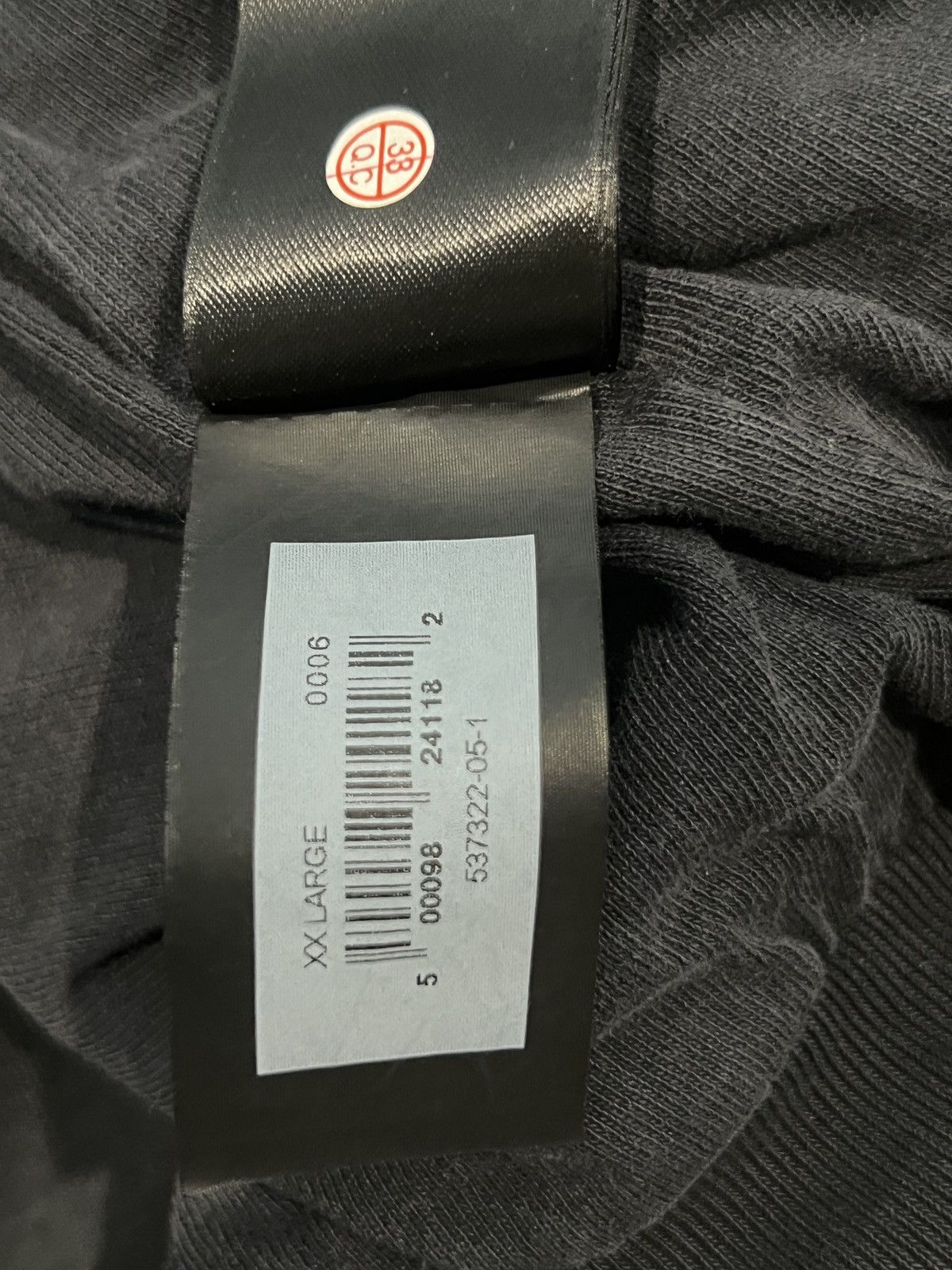 Balenciaga × Gap × Yeezy Yeezy Gap Zip Up Hoodie Poetic Black XXL Size US XXL / EU 58 / 5 - 7 Thumbnail