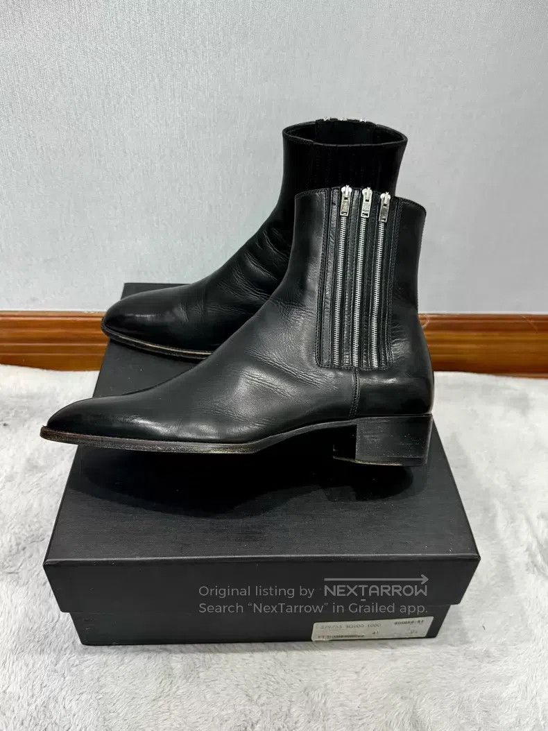 Saint Laurent Paris Saint Laurent Paris Triple Zip Chelsea Boots i Size US 8.5 / EU 41-42 - 1 Thumbnail