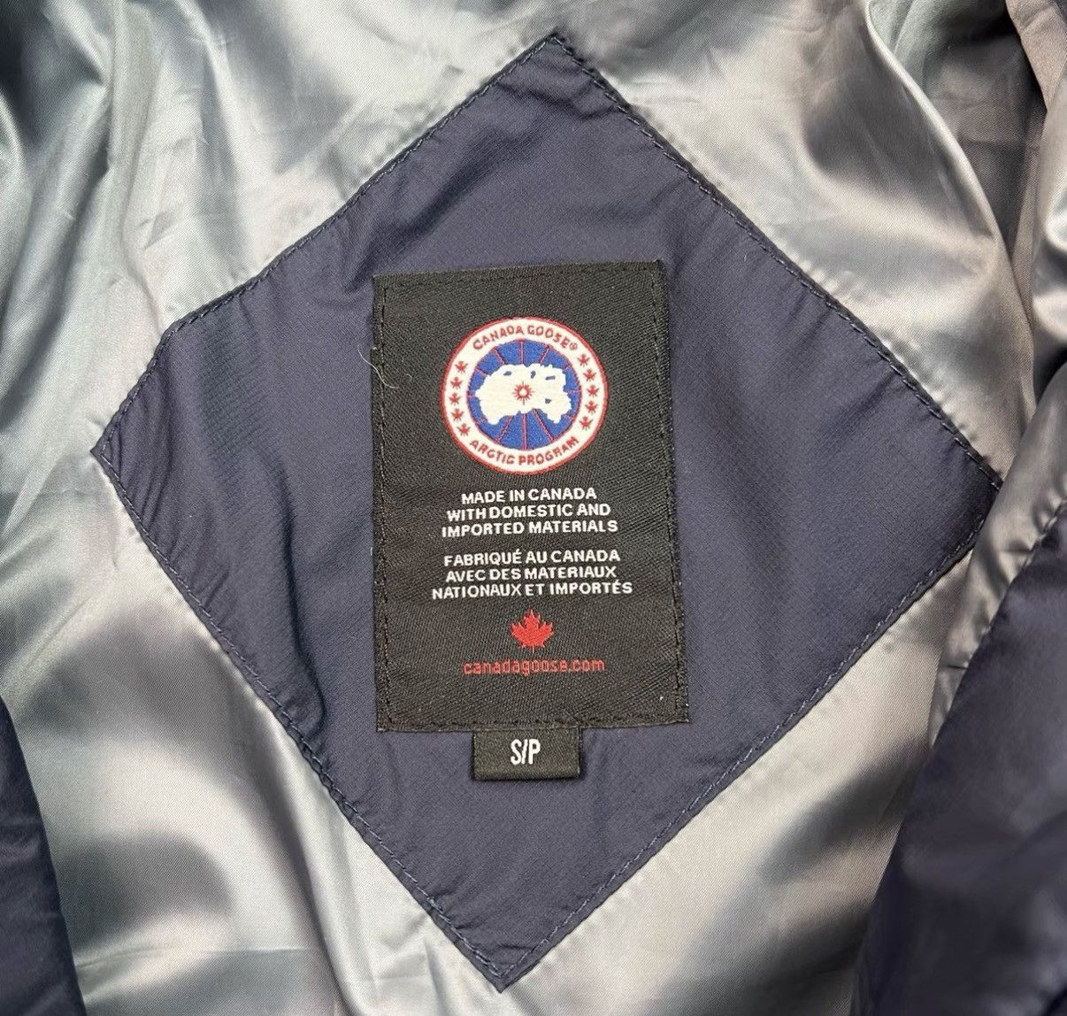 Canada Goose Canada Goose / Navy Lightweight Down Jacket K12 Size US S / EU 44-46 / 1 - 6 Thumbnail