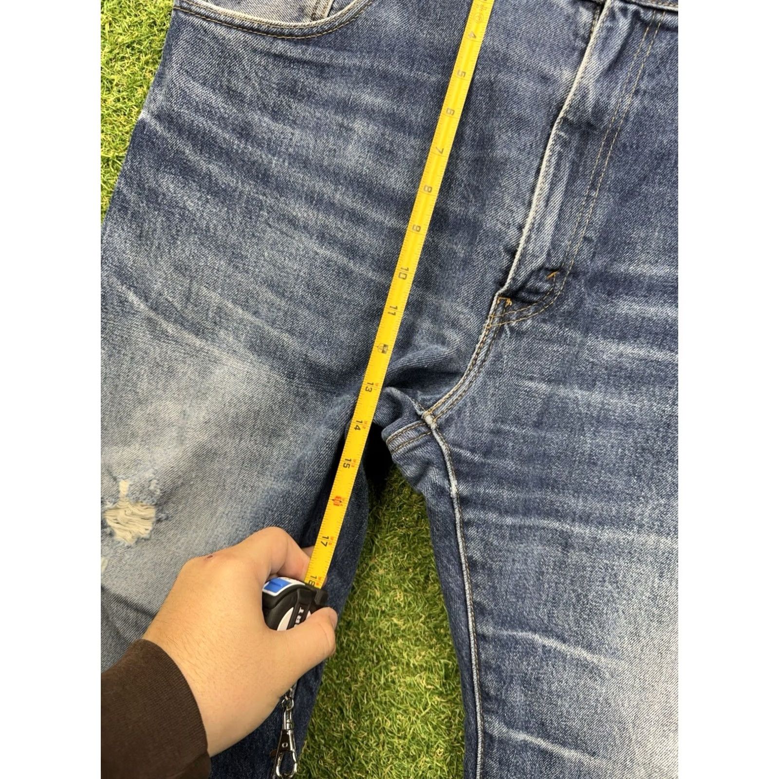 Levi's Levis 517 Jeans Mens 40x30 Blue Medium Wash Regular Fit Bootcut Denim Workwear jeans Size US 40 / EU 56 - 7 Thumbnail