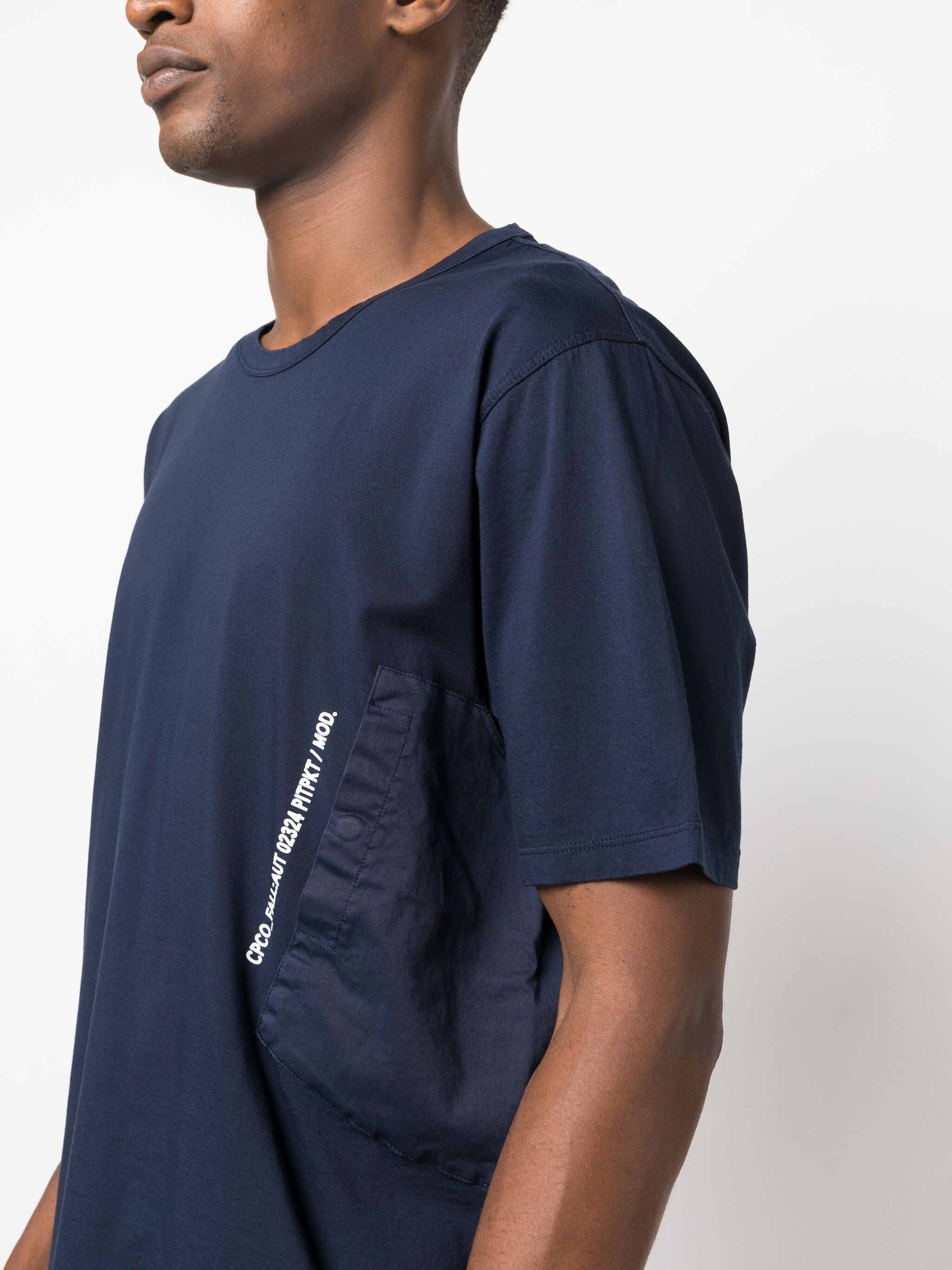C.P. Company o1y1224 Crewneck T-Shirt in Navy Blue Size US XS / EU 42 / 0 - 5 Thumbnail