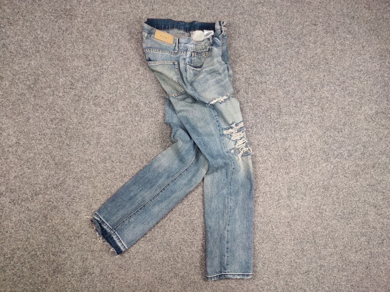 MNML Mnml Design Distressed Denim Jeans Y2K Vintage Japan Style Size US 32 / EU 48 - 12 Thumbnail