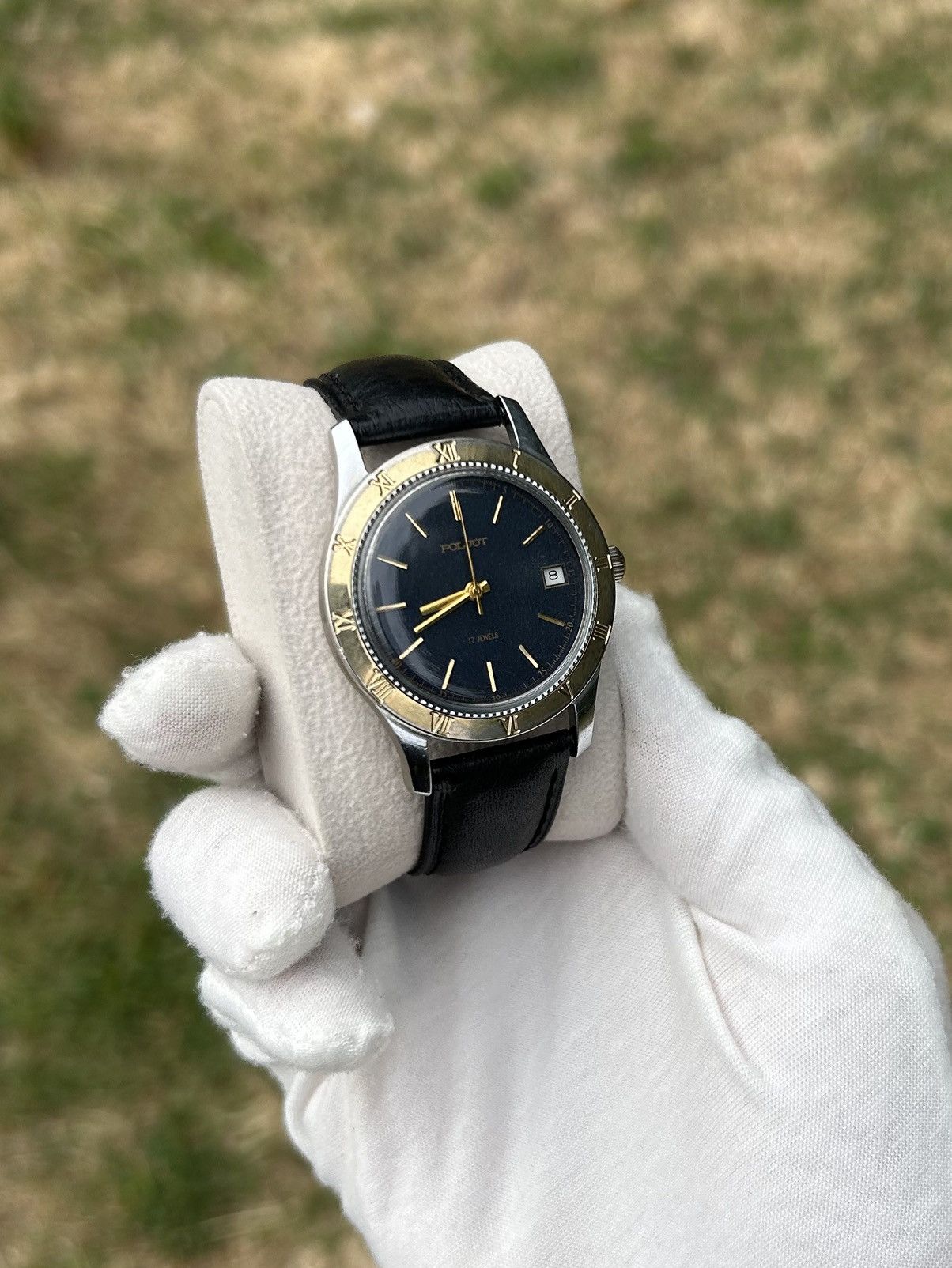 Vintage Vintage Watch Poljot Mechanical Wristwatch Hand Wind 1980s Size ONE SIZE - 3 Thumbnail