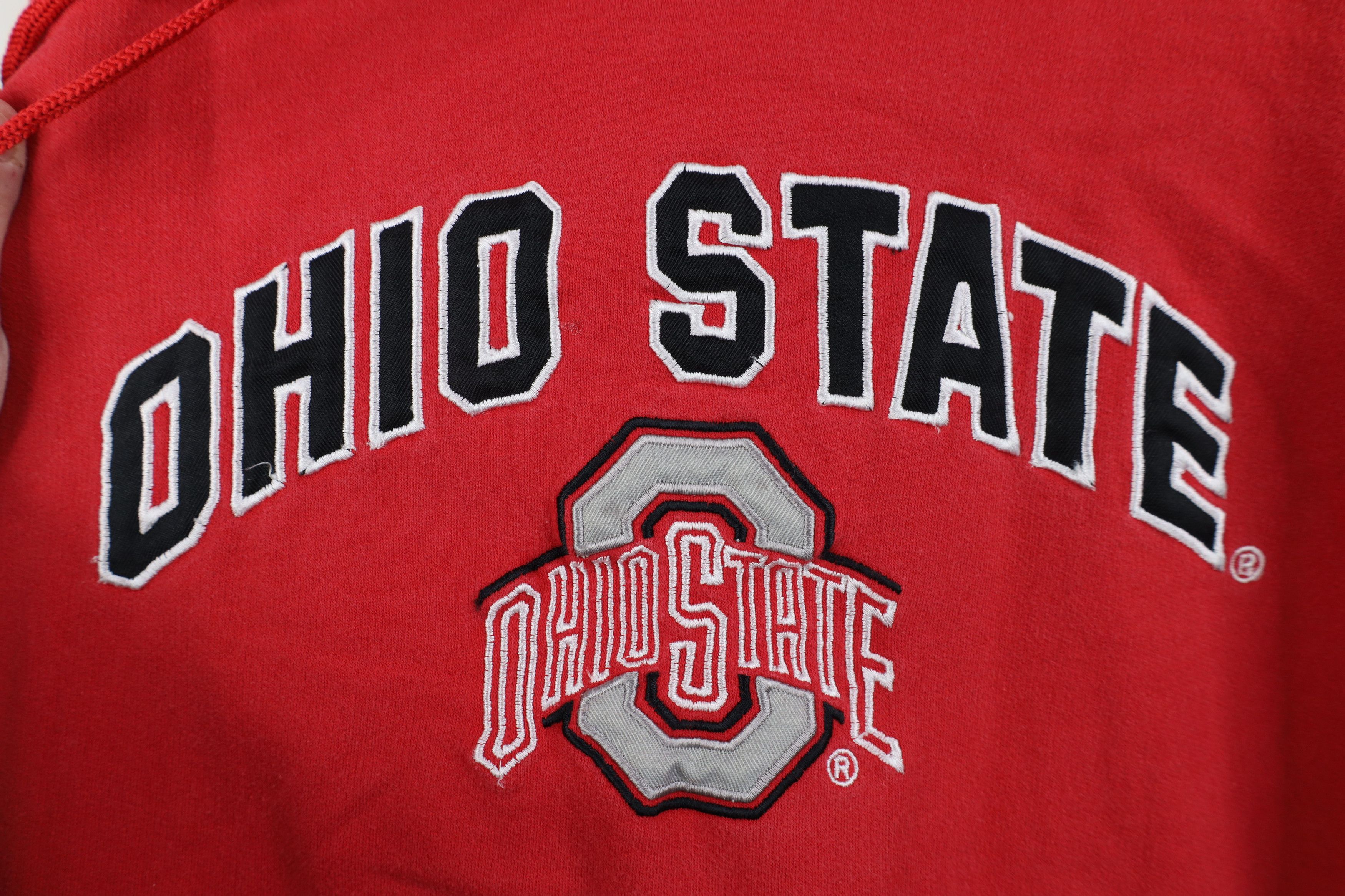 Vintage Vintage 90s Spell Ohio State University Hoodie Sweatshirt Size L / US 10 / IT 46 - 4 Thumbnail