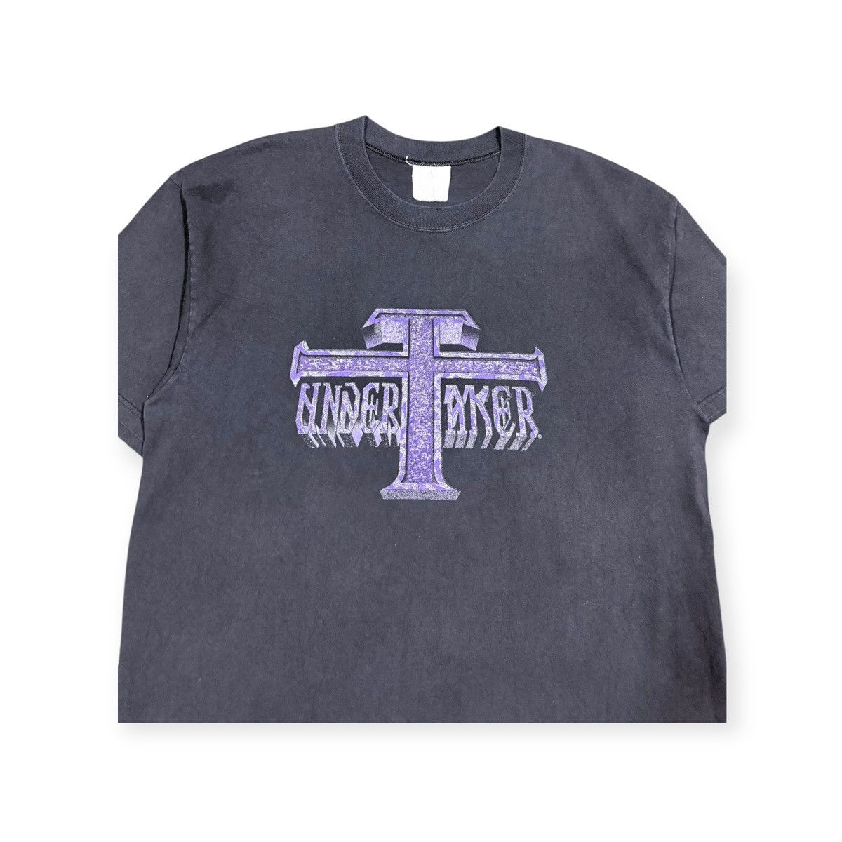 WWF Vtg🔥1998 UnderTaker Wwf The Lord Of Darkness Promo Tee Size US L / EU 52-54 / 3 - 3 Thumbnail