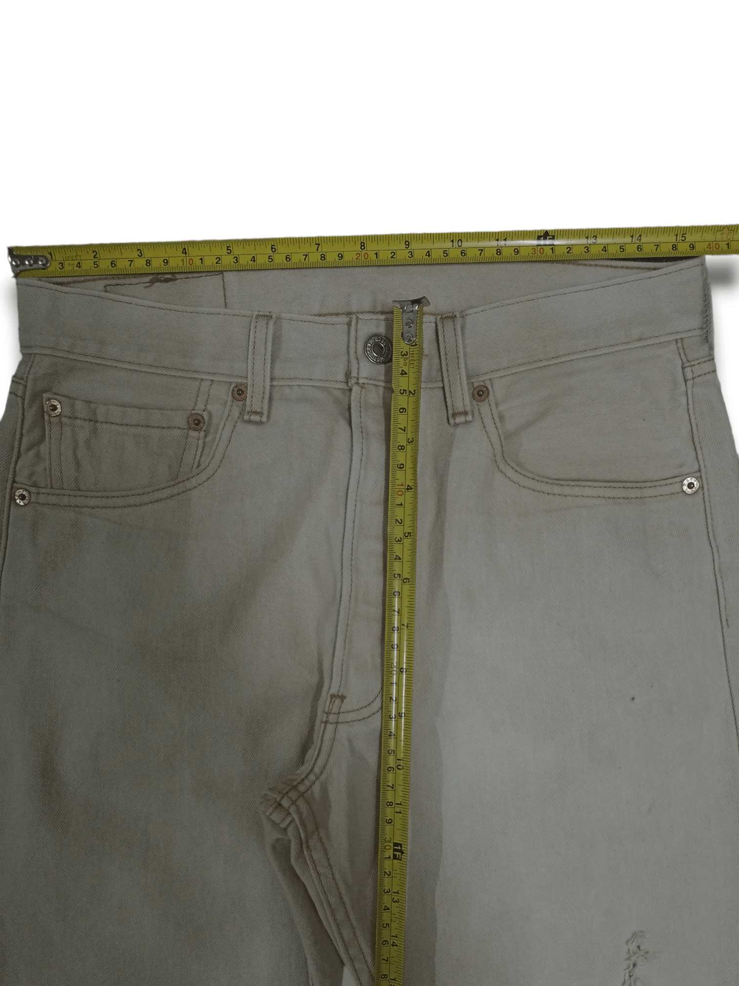 Levi's × Levi's Vintage Clothing Vintage 90s Levis 501 Distressed Loose Jeans Size US 31 - 11 Thumbnail