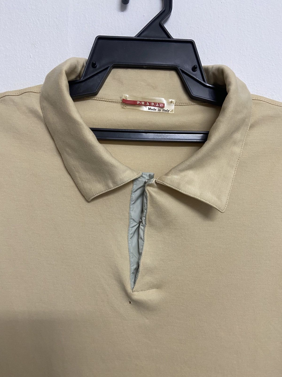 Prada Prada Long Sleeve Polo Shirt Size US L / EU 52-54 / 3 - 4 Thumbnail