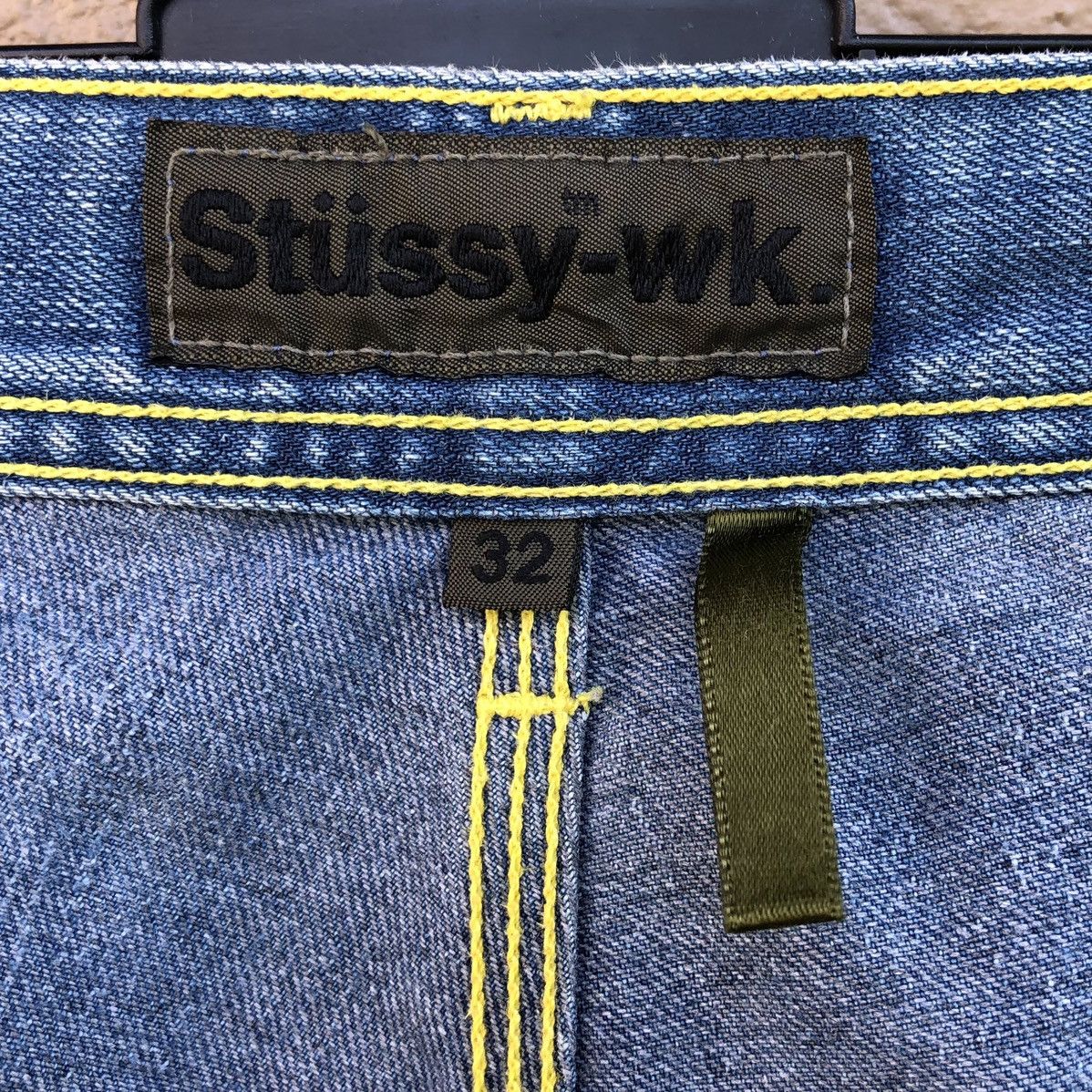 Stussy Vintage Stussy-WK Worker Labour Jeans Denim Pants USA 🇺🇸 Size US 32 / EU 48 - 15 Thumbnail