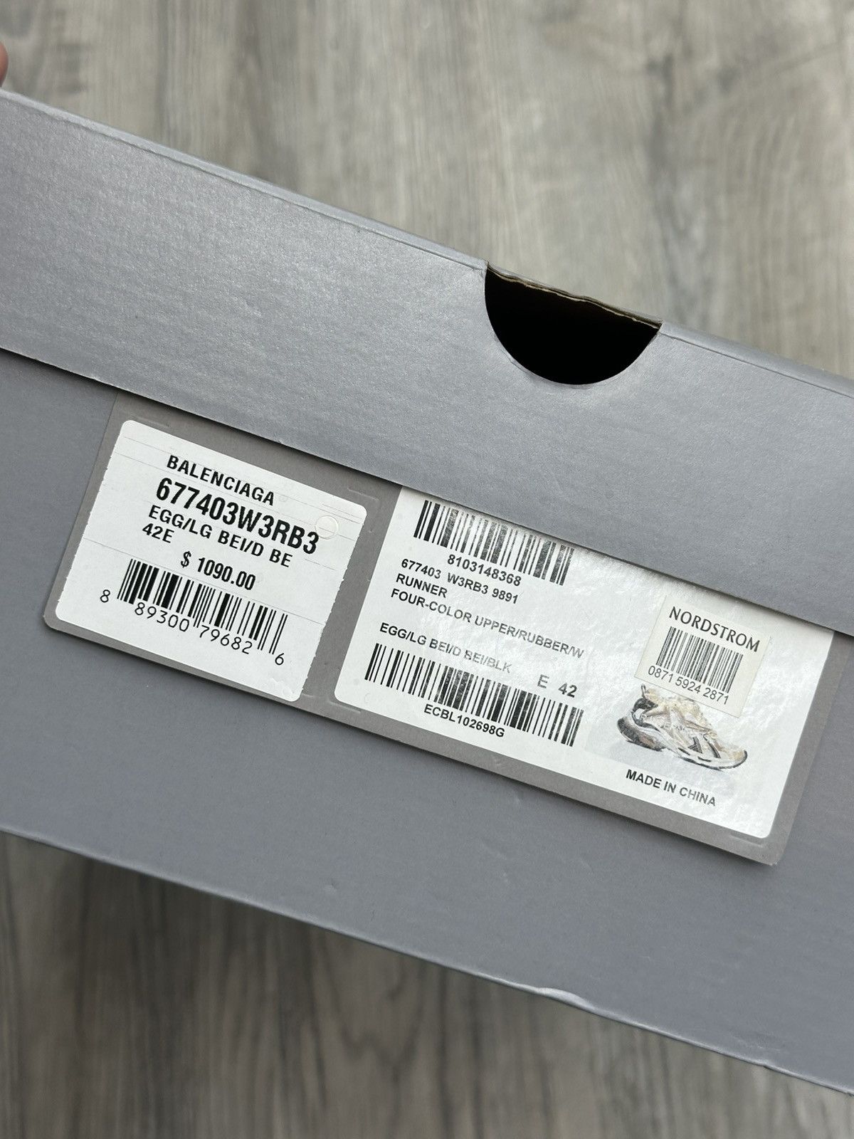 Balenciaga Balenciaga Runner Beige Black Silver Size US 9 / EU 42 - 8 Thumbnail