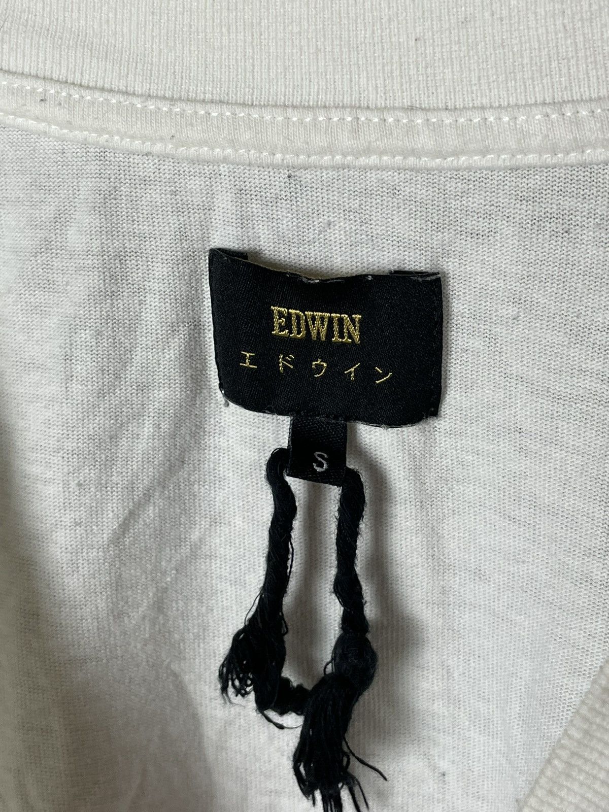 Edwin × Japanese Brand × Vintage Edwin Streetwear Anima Japanese Style Big Logo Long sleeve Size US S / EU 44-46 / 1 - 10 Thumbnail