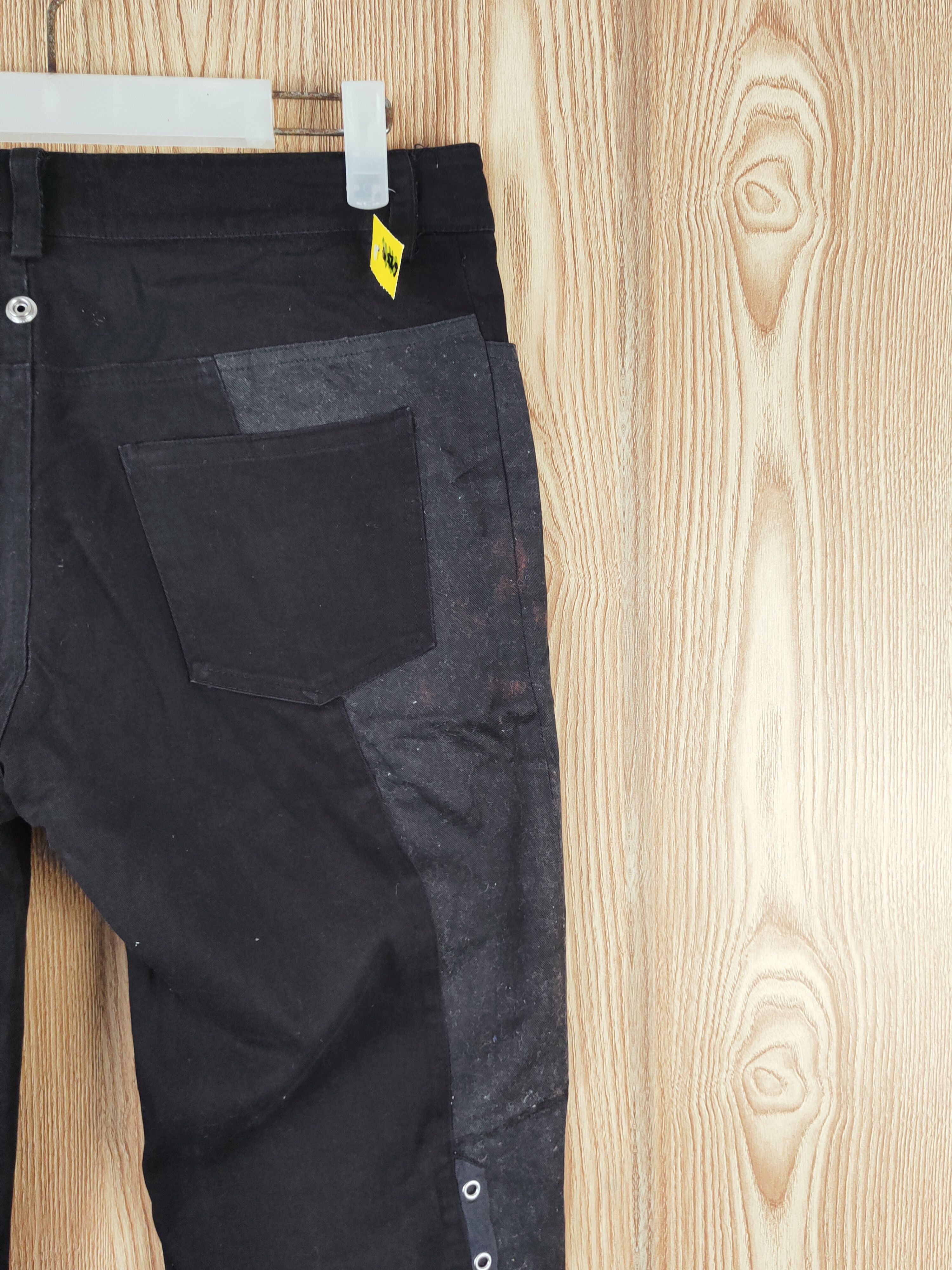 If Six Was Nine DL Sixh Black punk Multipocket Casual Pants #W076 Size 30" / US 8 / IT 44 - 10 Thumbnail