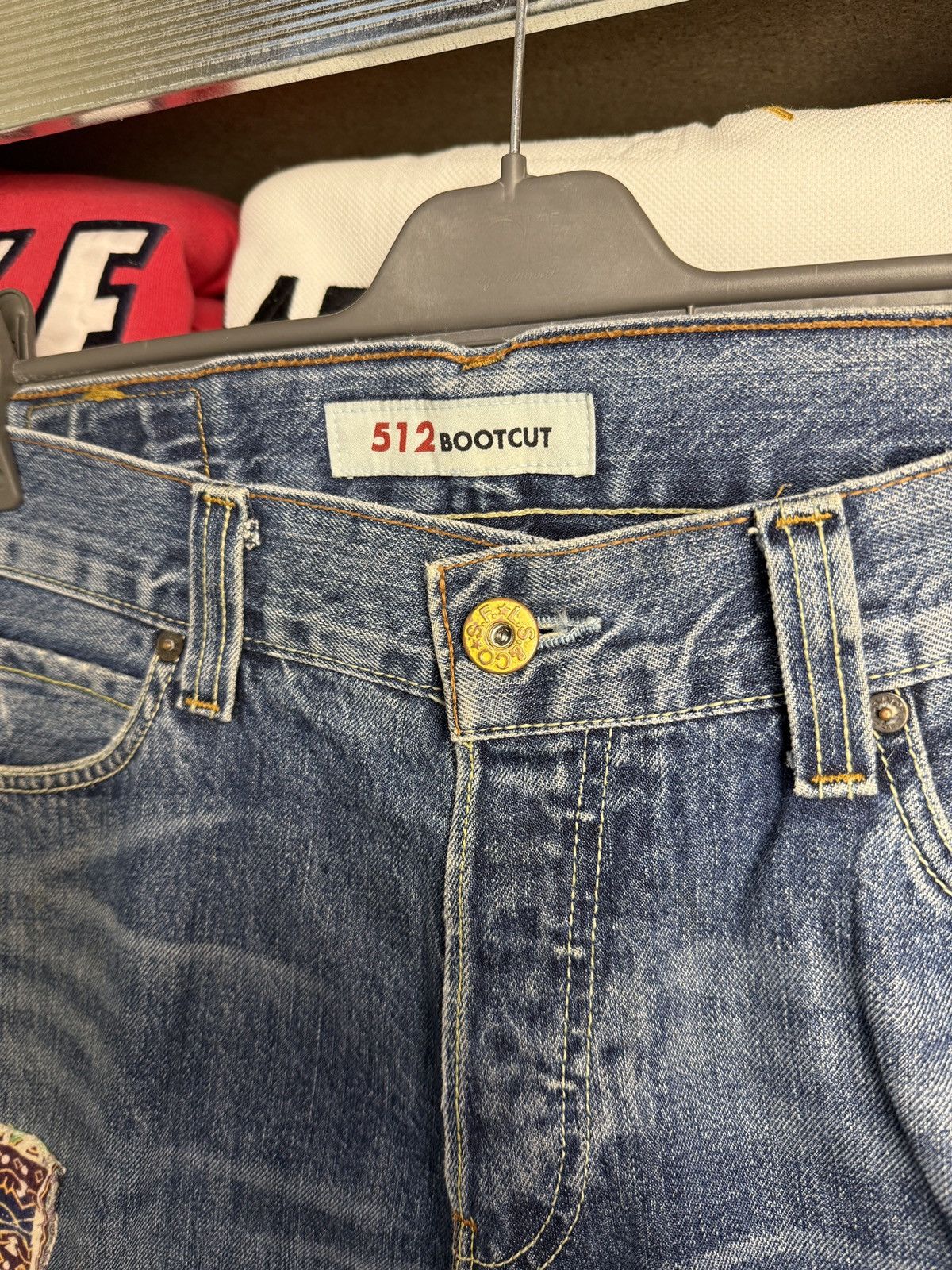 Levi's Levis 512 Jeans Hand Made Shorts Size US 33 - 7 Thumbnail