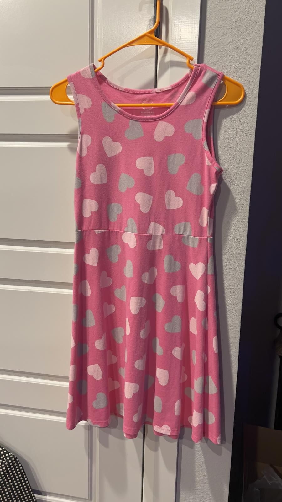 Other Wonder Nation Pink Heart Print Dress - Size XL/XXG Size XL / US 12-14 / IT 48-50 - 1 Thumbnail