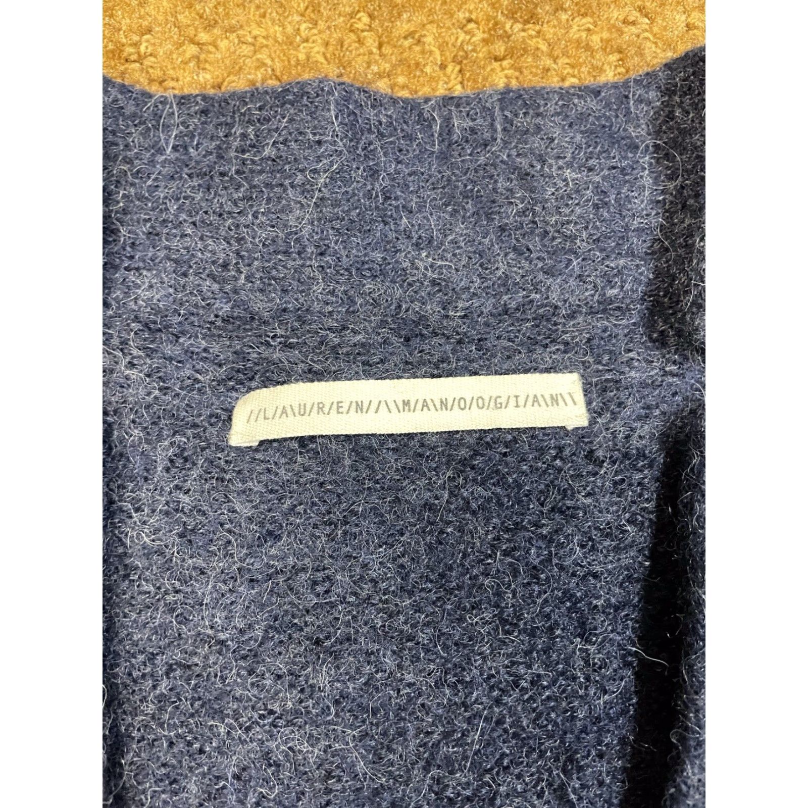 Lauren Manoogian VINTAGE Lauren Manoogian Blue Alpaca Jumpsuit One Piece Women’s XS Size 26" / US 2 / IT 38 - 4 Thumbnail
