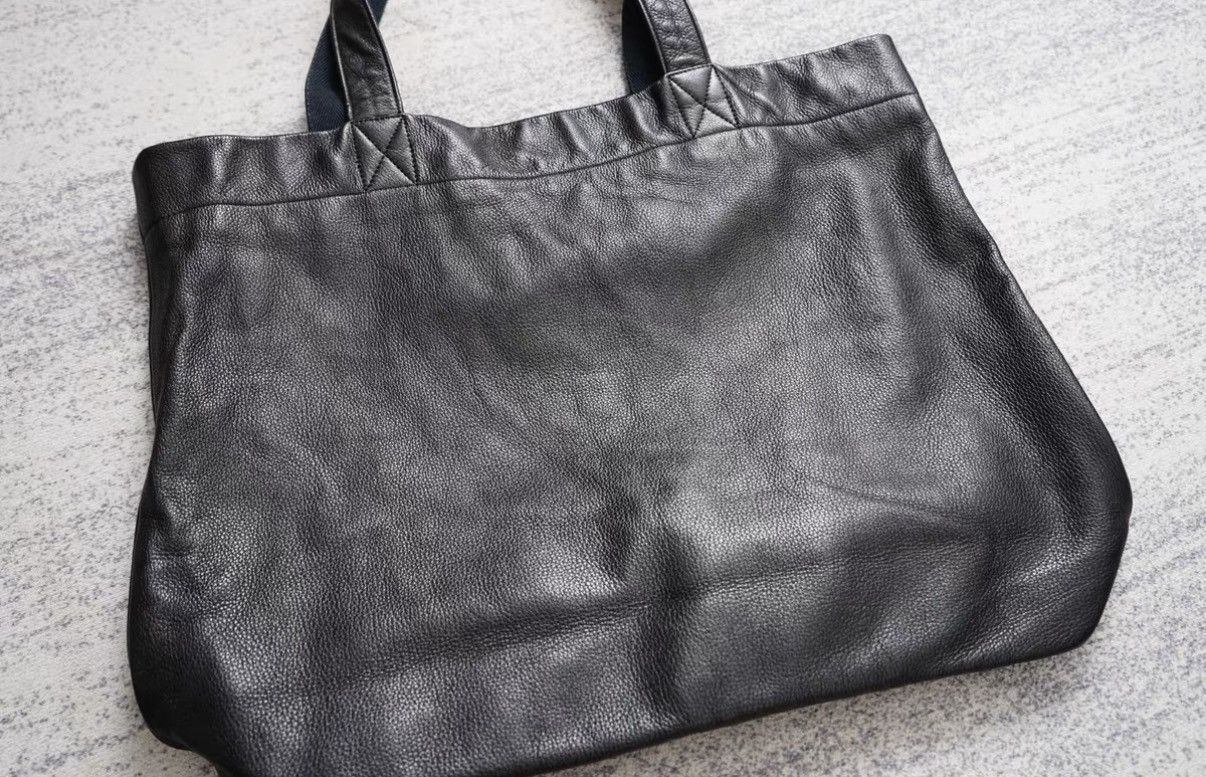 Yohji Yamamoto Yohji Yamamoto Leather Tote Bag Size ONE SIZE - 6 Thumbnail